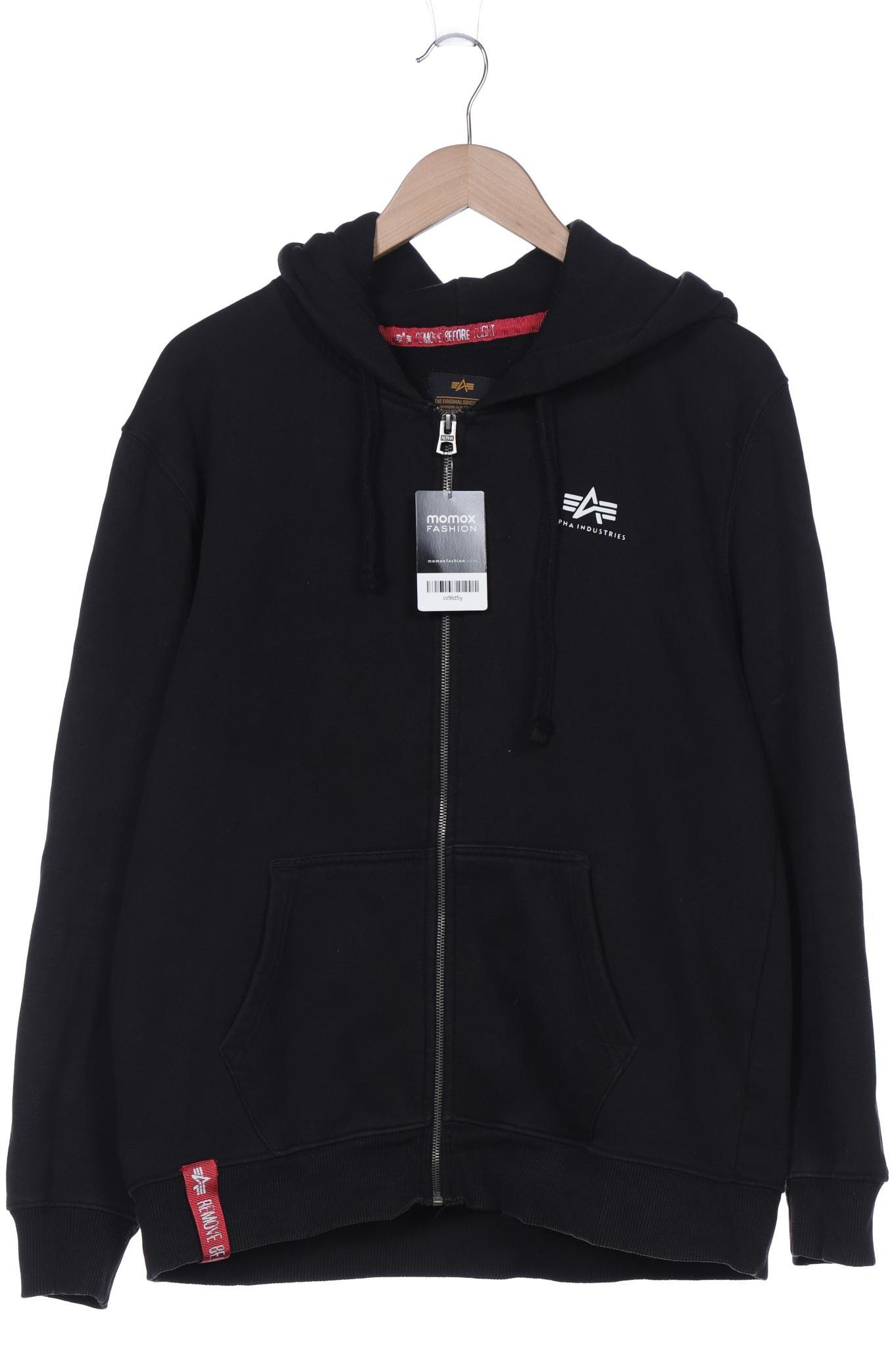 

Alpha industries Herren Kapuzenpullover, schwarz, Gr. 52