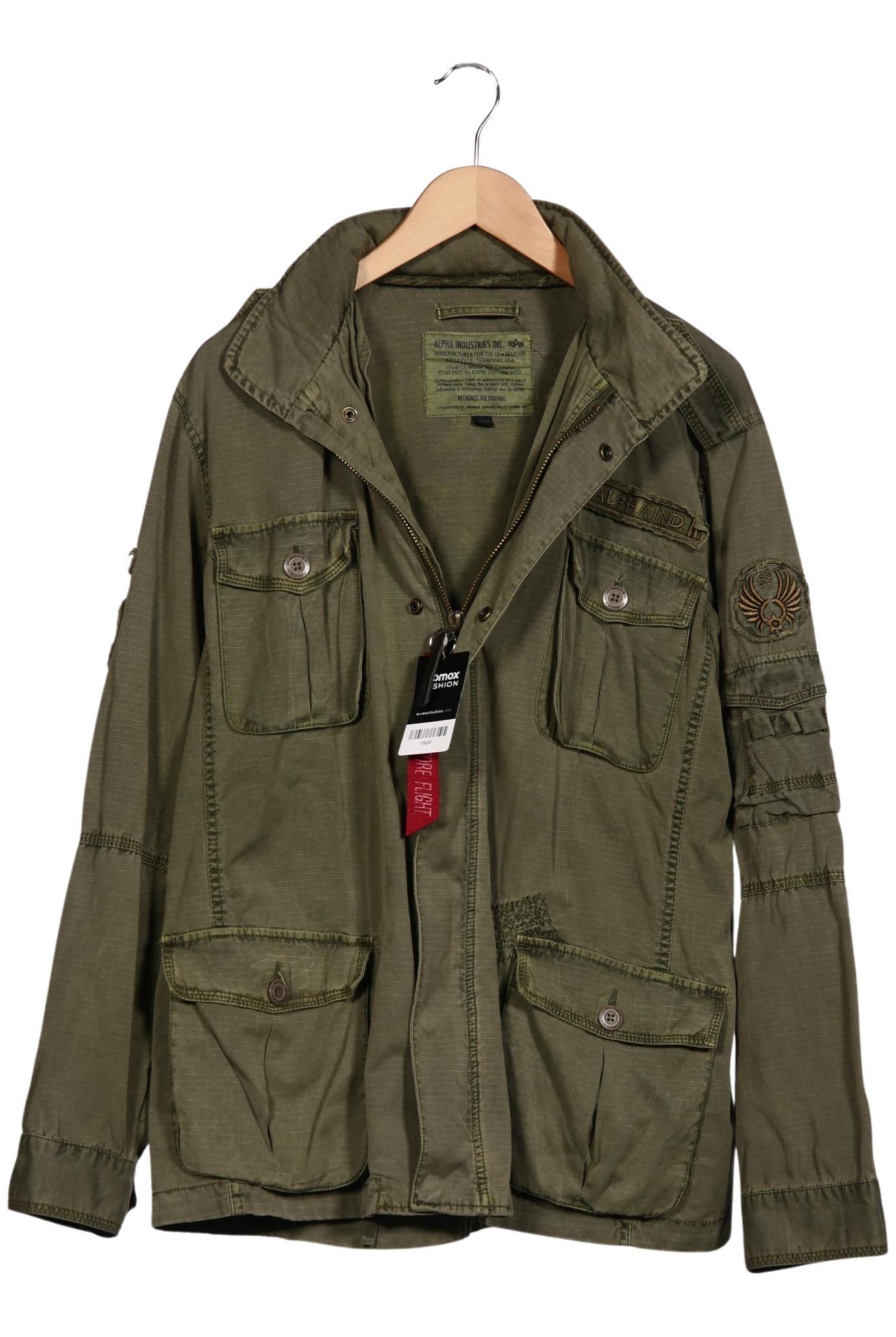 

Alpha industries Herren Jacke, grün, Gr. 56