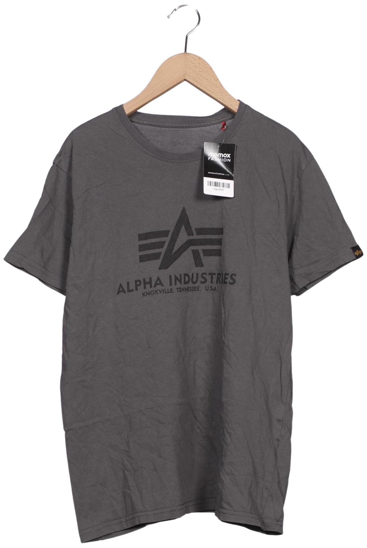 

Alpha industries Herren T-Shirt, grau, Gr. 52