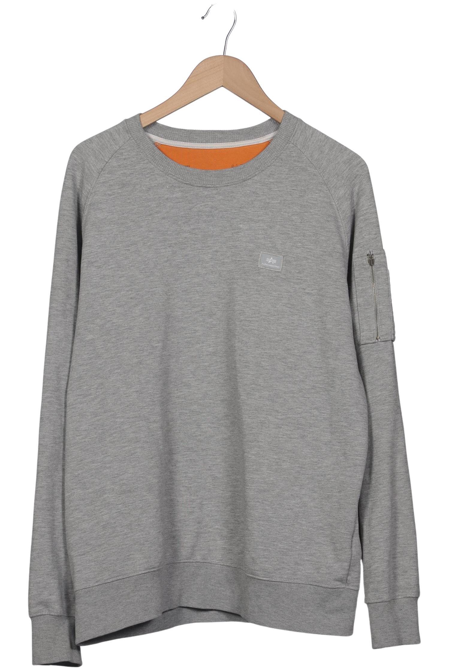 

Alpha industries Herren Sweatshirt, grau, Gr. 54