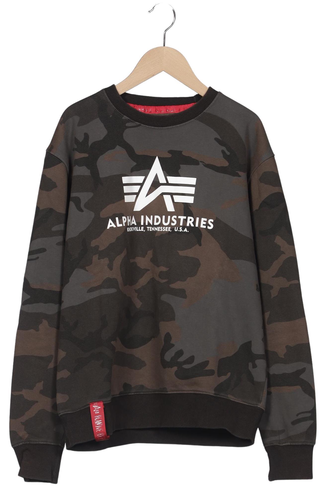

Alpha industries Herren Sweatshirt, braun, Gr. 48