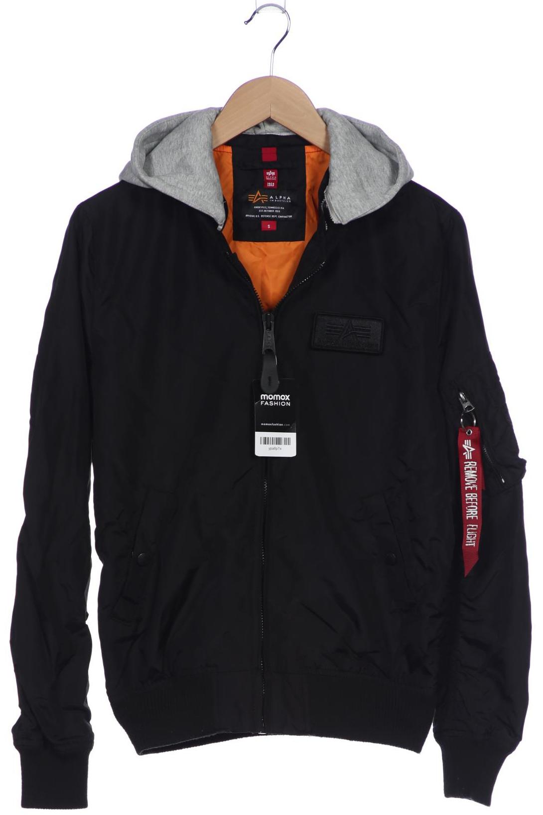 

Alpha industries Herren Jacke, schwarz, Gr. 46