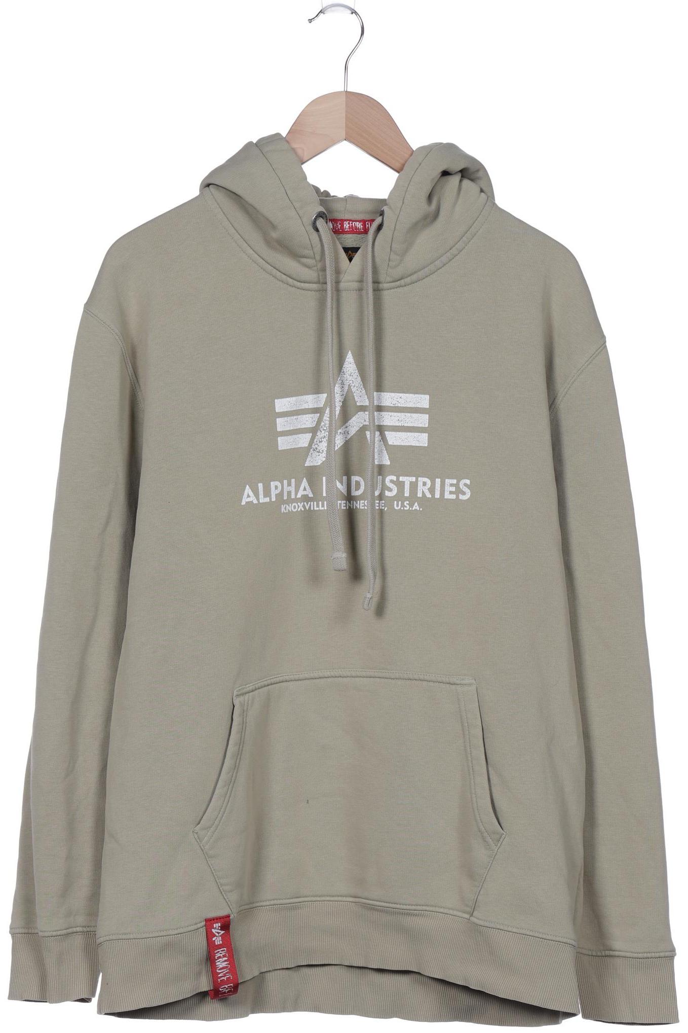 

Alpha industries Herren Kapuzenpullover, hellgrün, Gr. 56