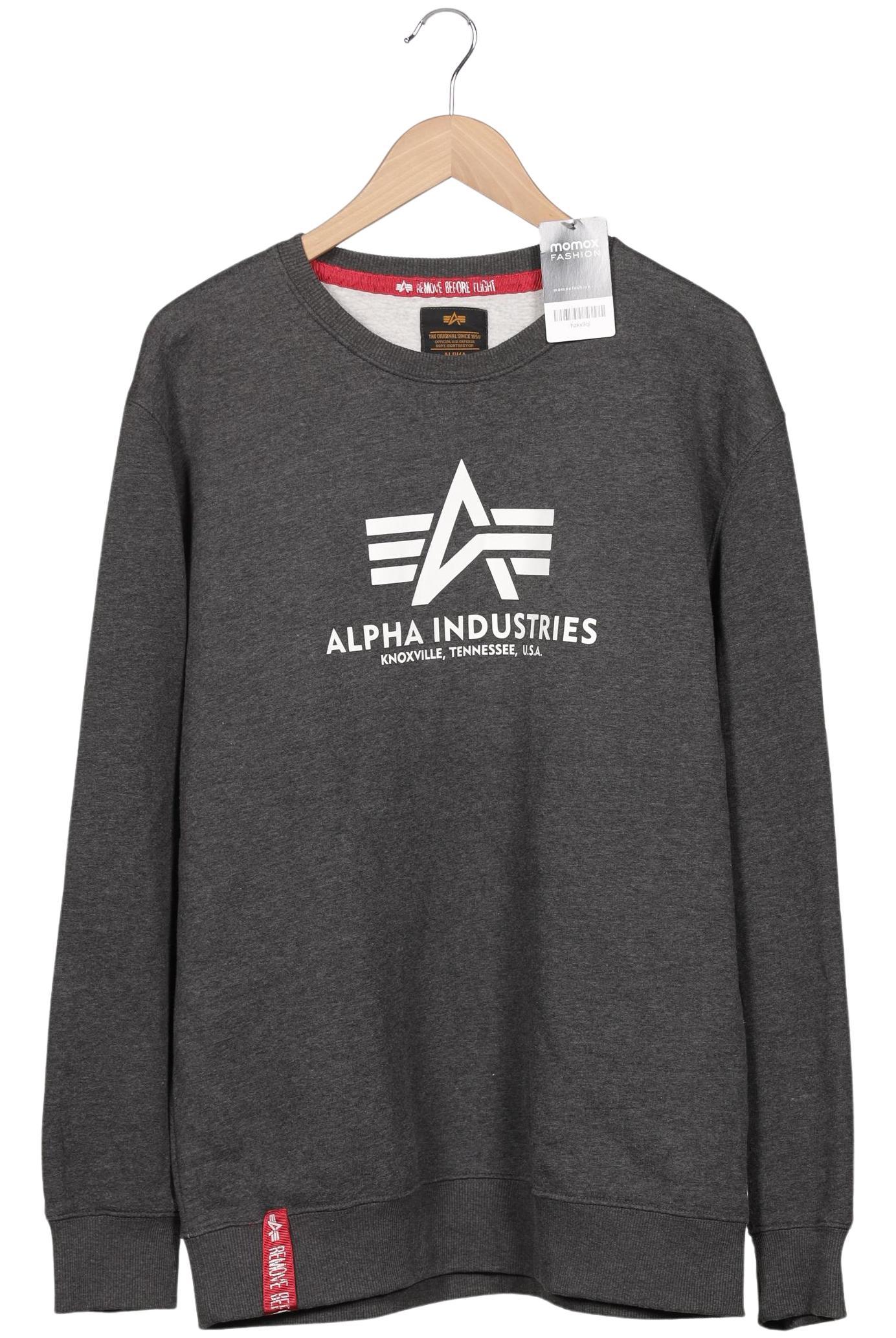 

Alpha industries Herren Sweatshirt, grau, Gr. 56