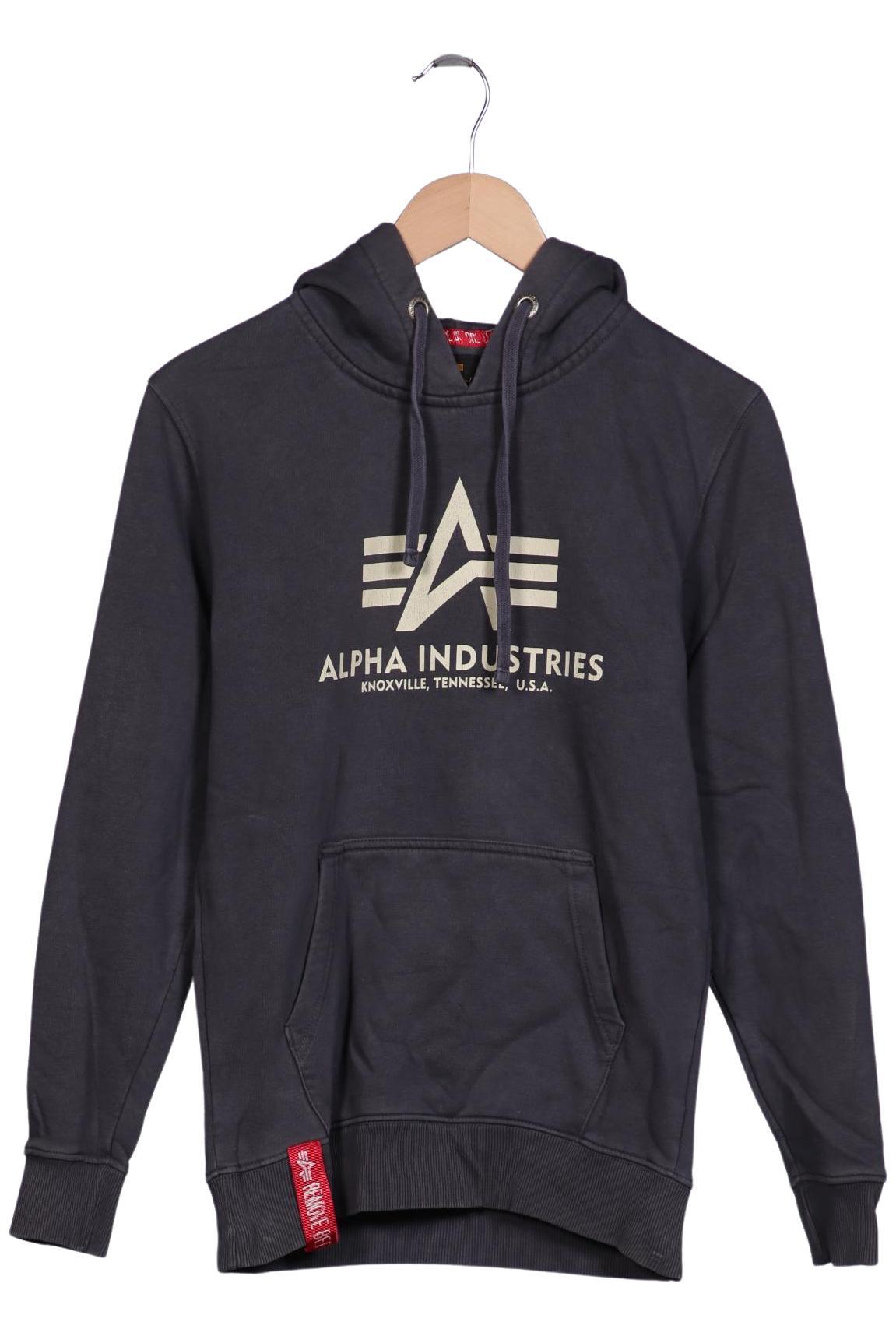 

Alpha industries Herren Kapuzenpullover, marineblau, Gr. 44
