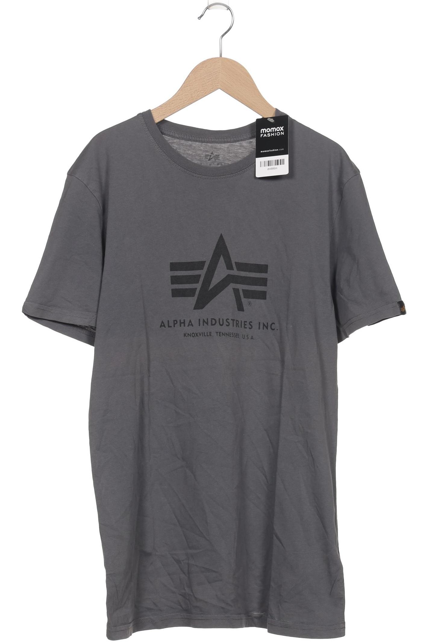 

Alpha industries Herren T-Shirt, grau, Gr. 52