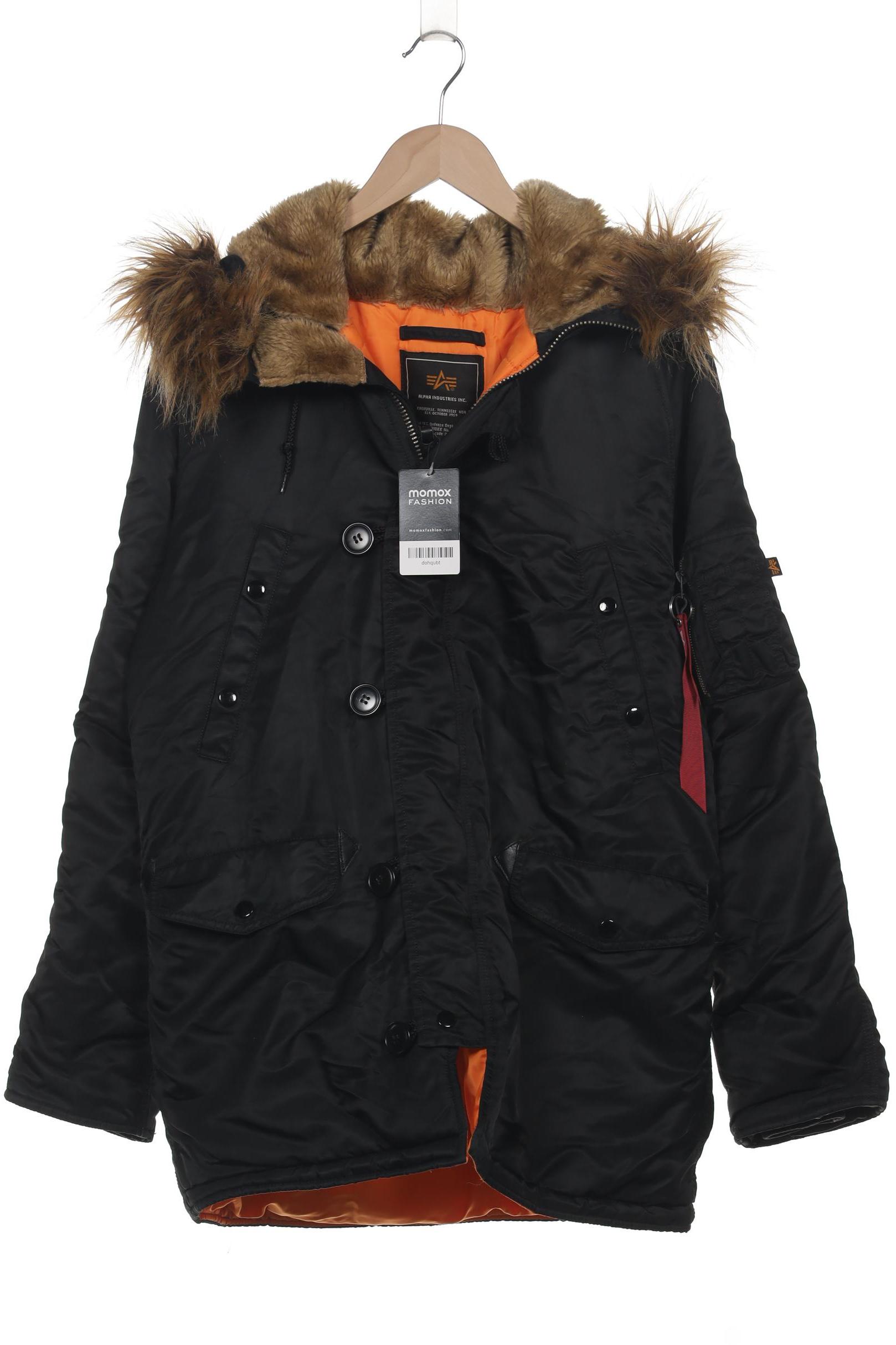 

Alpha industries Herren Jacke, schwarz, Gr. 48