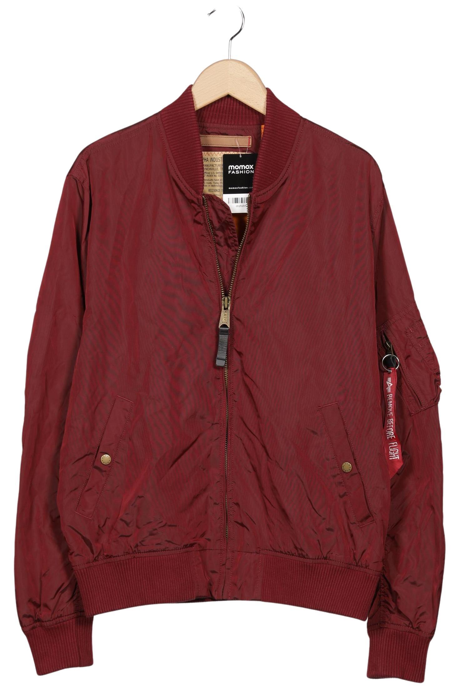 

Alpha industries Herren Jacke, rot, Gr. 54