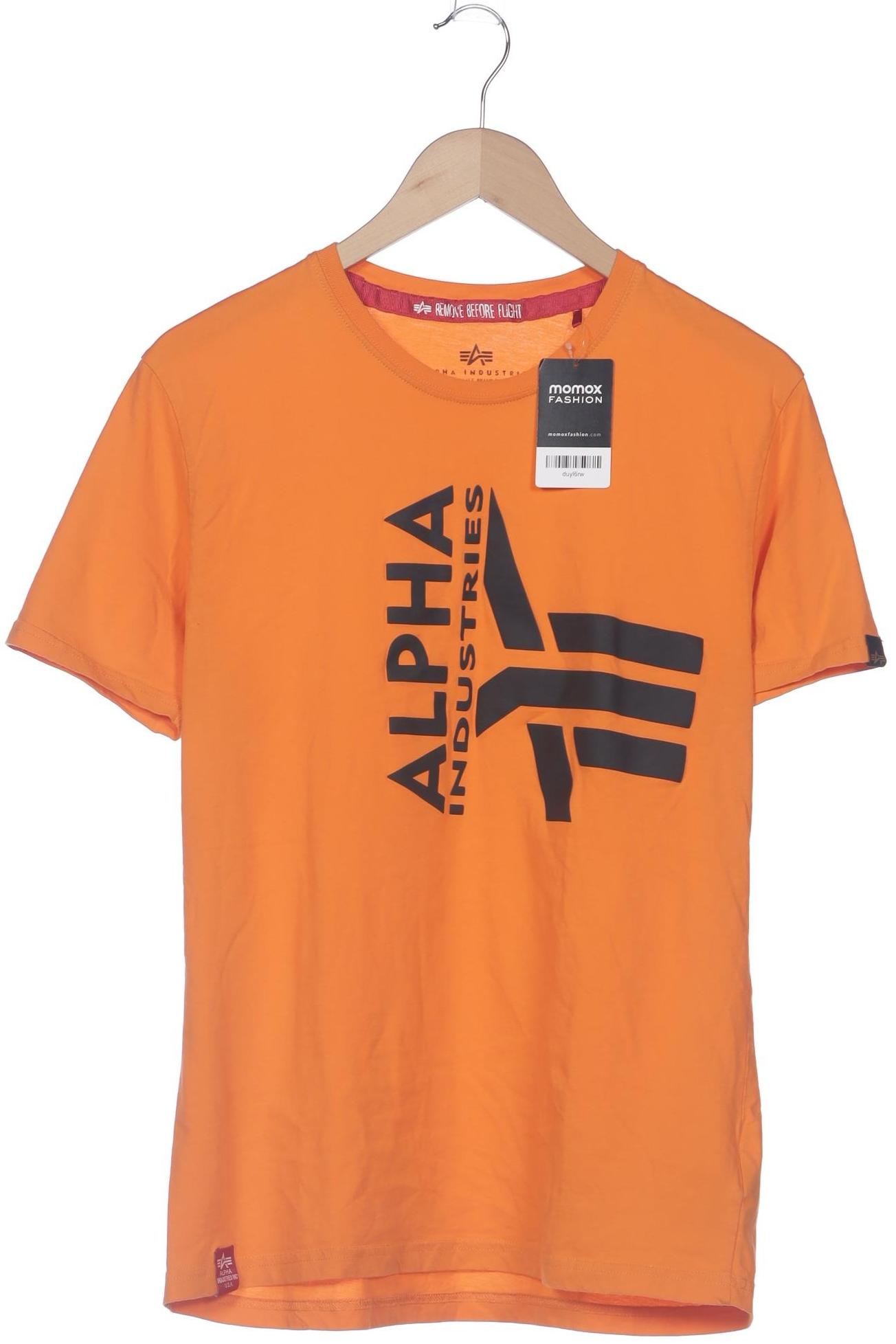 

Alpha industries Herren T-Shirt, orange, Gr. 52