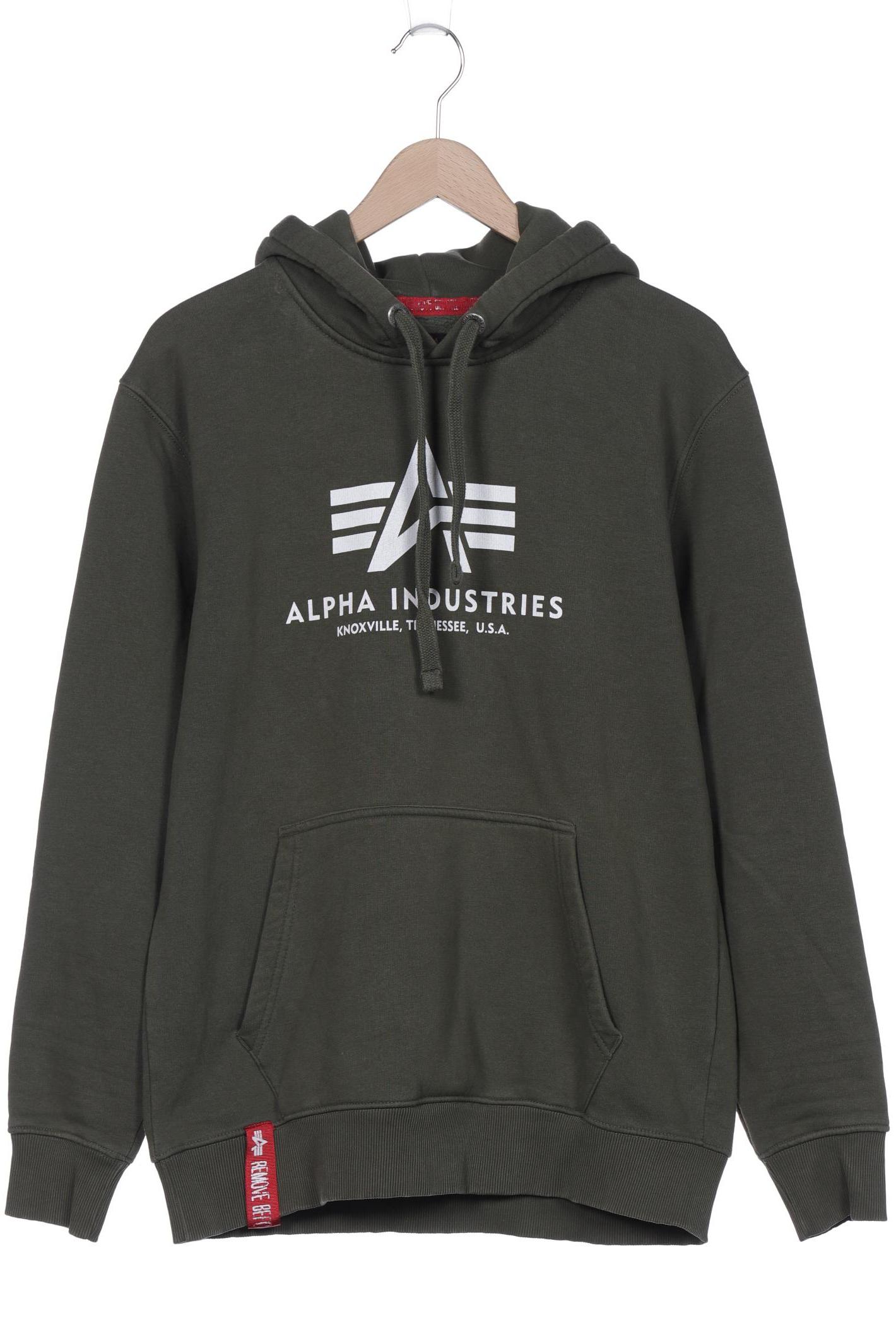 

Alpha industries Herren Kapuzenpullover, grün, Gr. 54