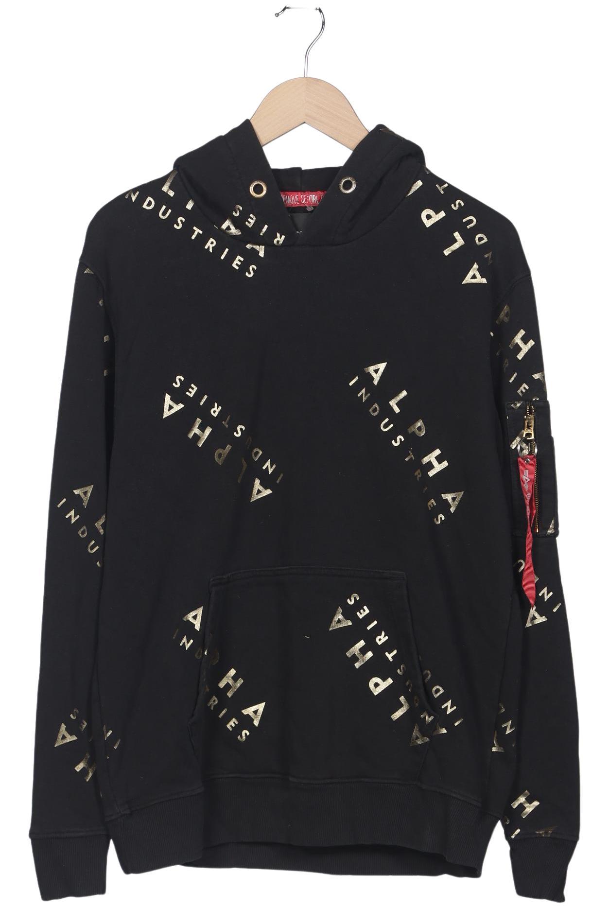 

Alpha industries Herren Kapuzenpullover, schwarz, Gr. 52