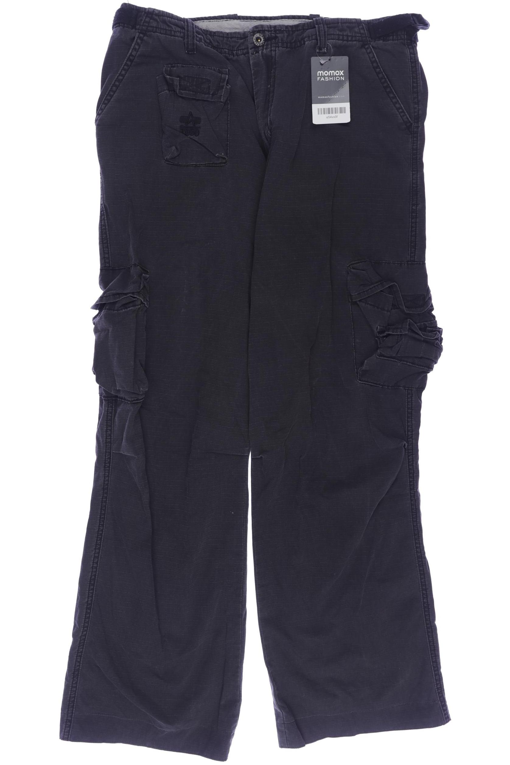 

Alpha industries Herren Stoffhose, grau, Gr. 33