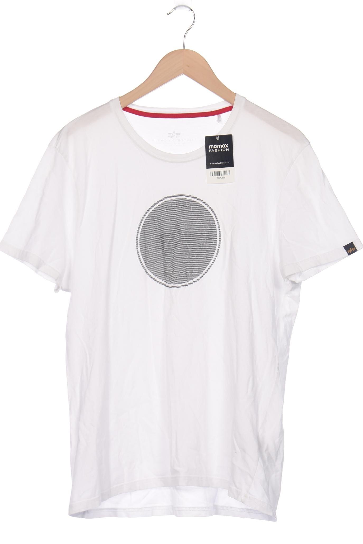 

Alpha industries Herren T-Shirt, weiß, Gr. 54