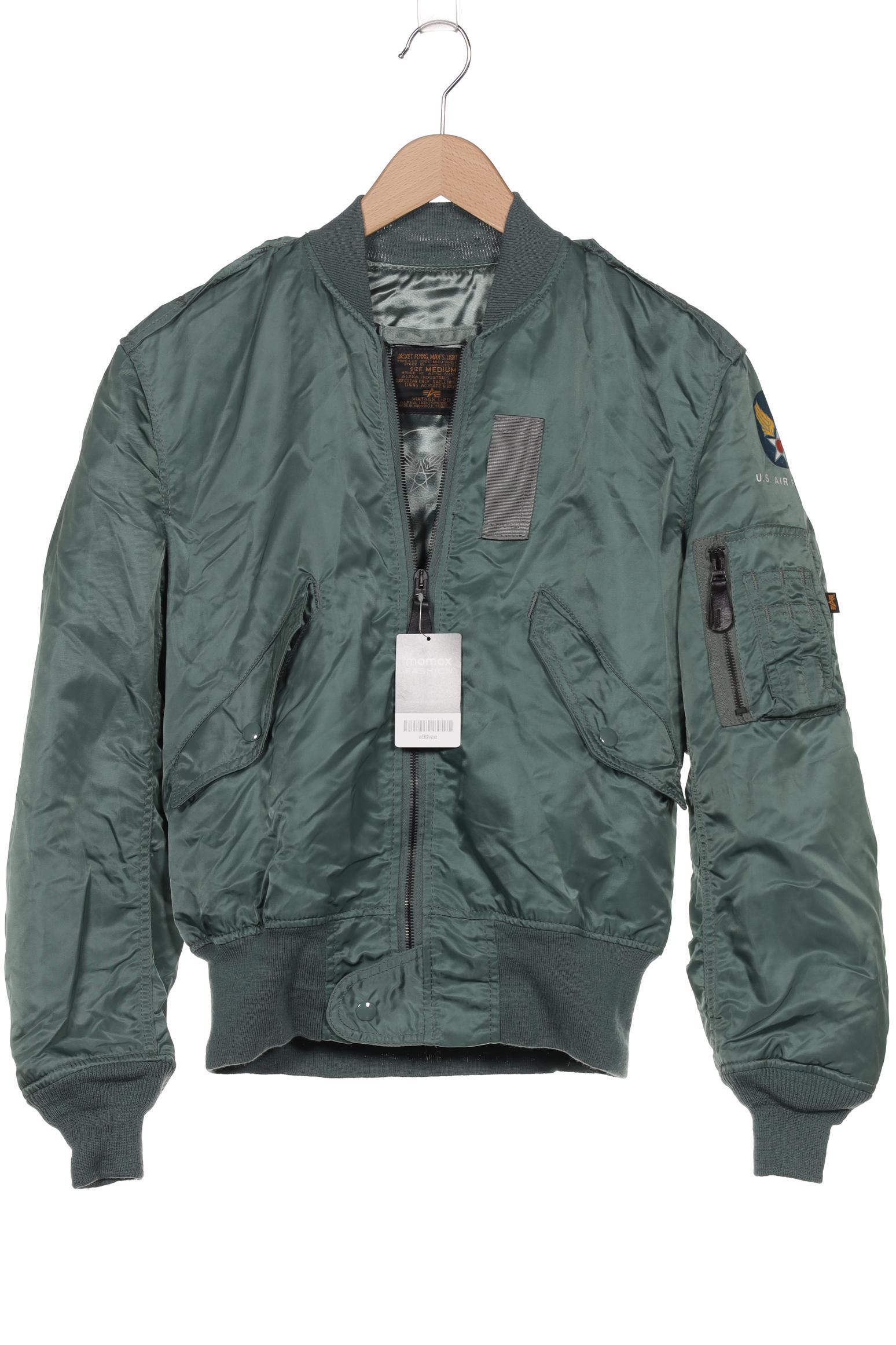 

Alpha industries Herren Jacke, grün, Gr. 48