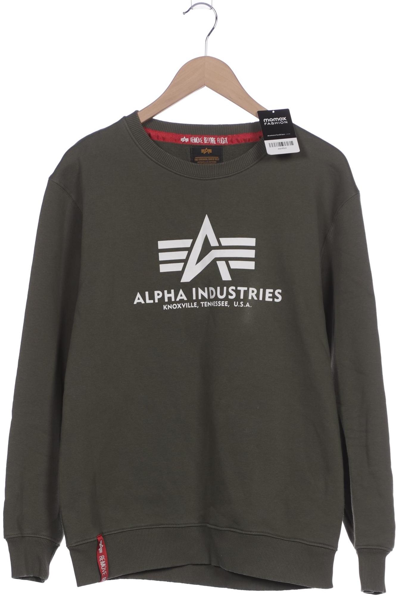 

Alpha industries Herren Sweatshirt, grün, Gr. 52