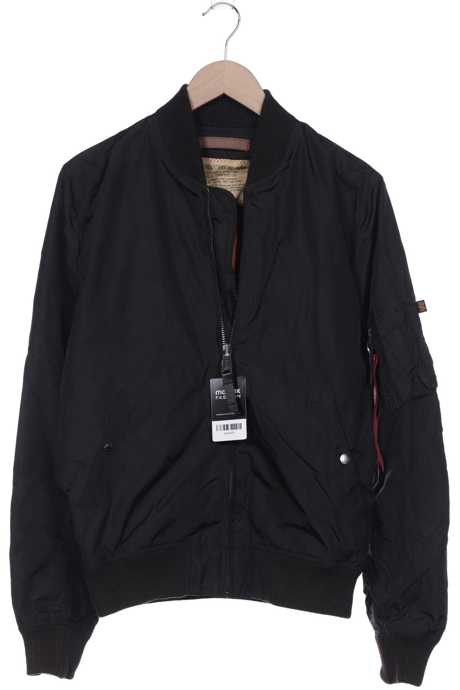 

Alpha industries Herren Jacke, schwarz, Gr. 48