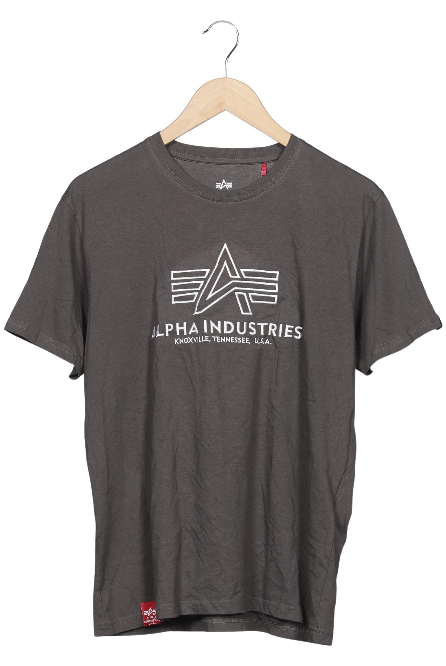 

Alpha industries Herren T-Shirt, grau, Gr. 48
