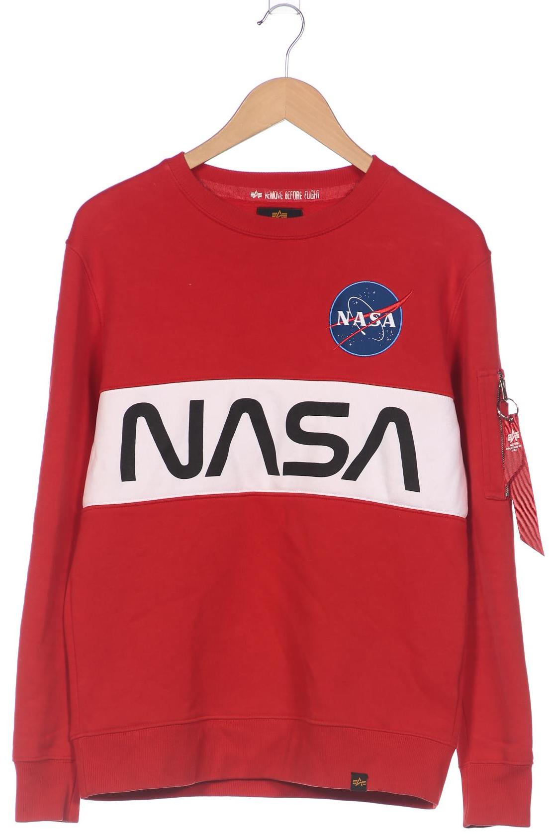 

Alpha industries Herren Sweatshirt, rot, Gr. 46