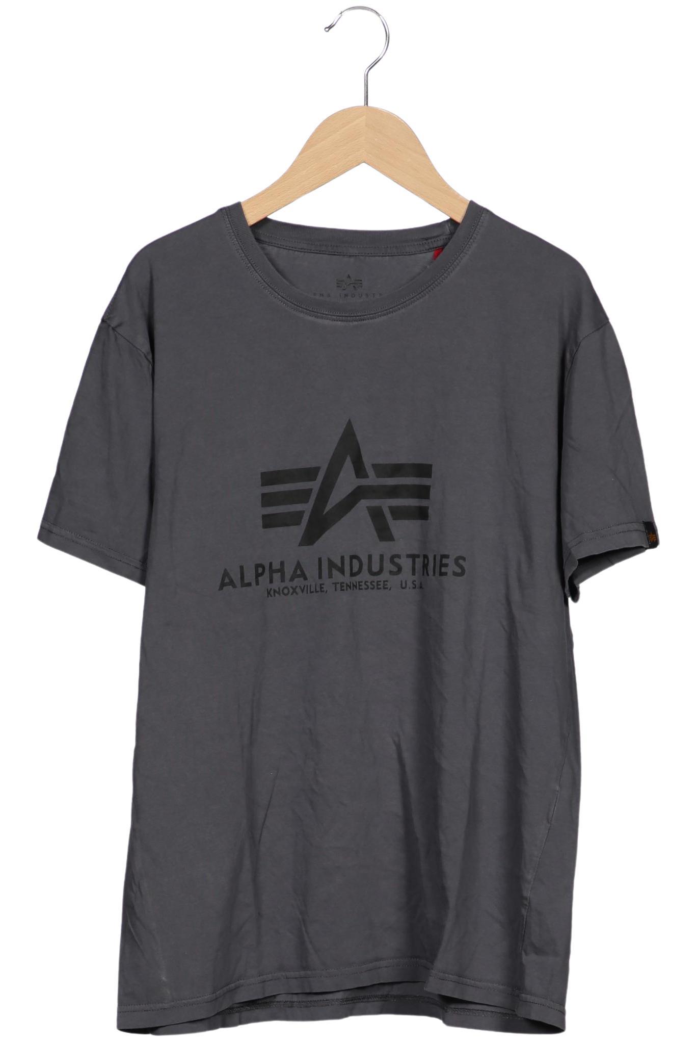 

Alpha industries Herren T-Shirt, grau, Gr. 52