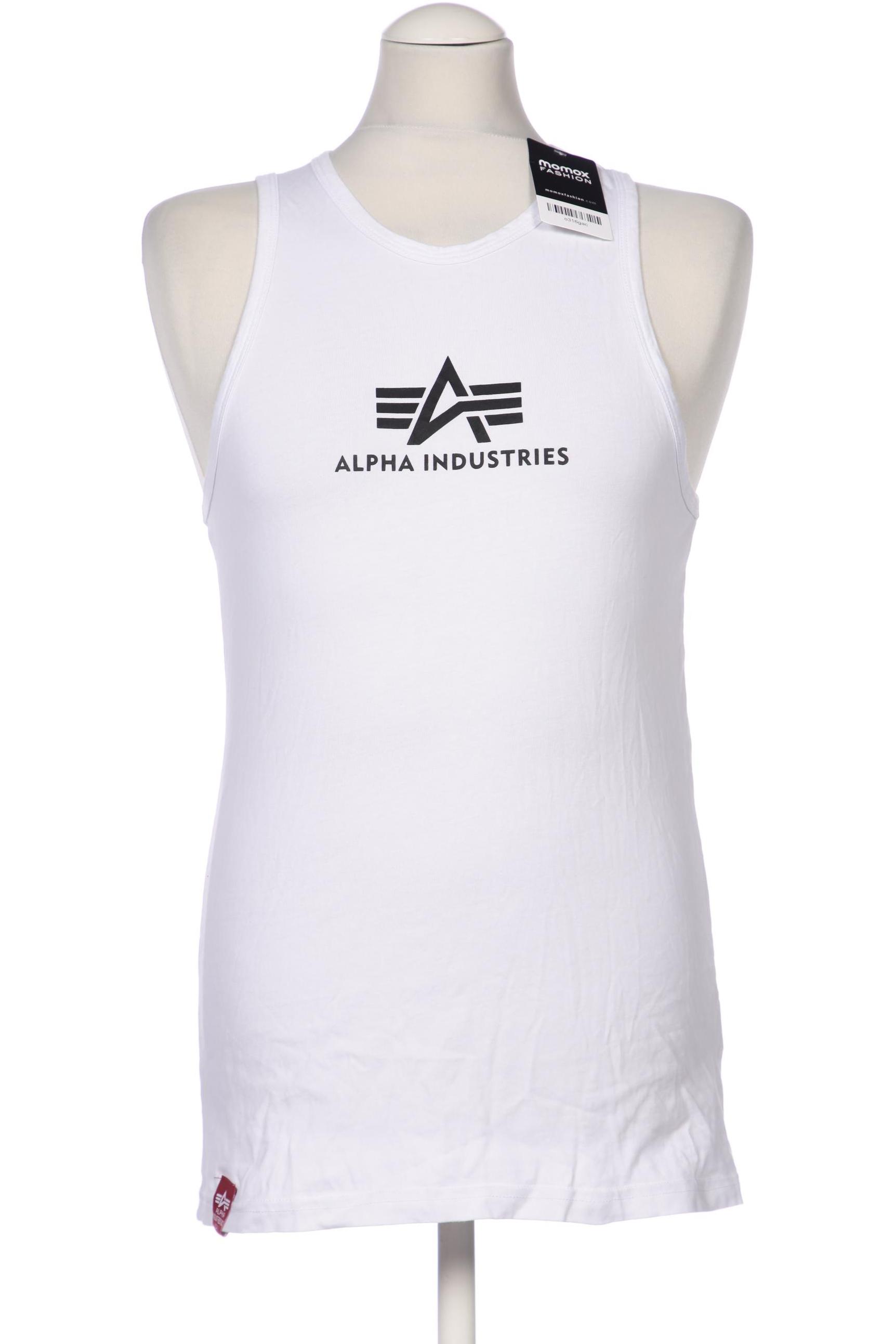 

Alpha industries Herren T-Shirt, weiß, Gr. 46