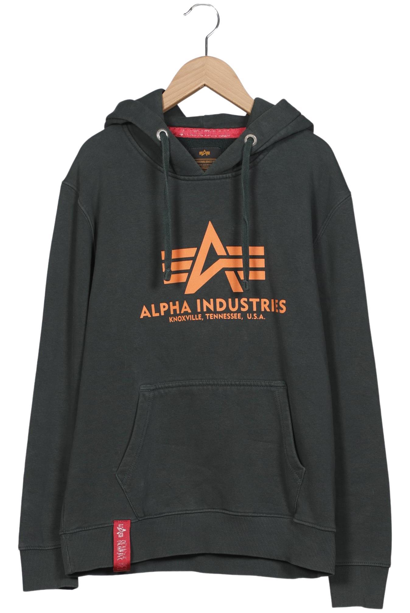 Thumbnail - Alpha industries Herren Kapuzenpullover, grün, Gr. 46