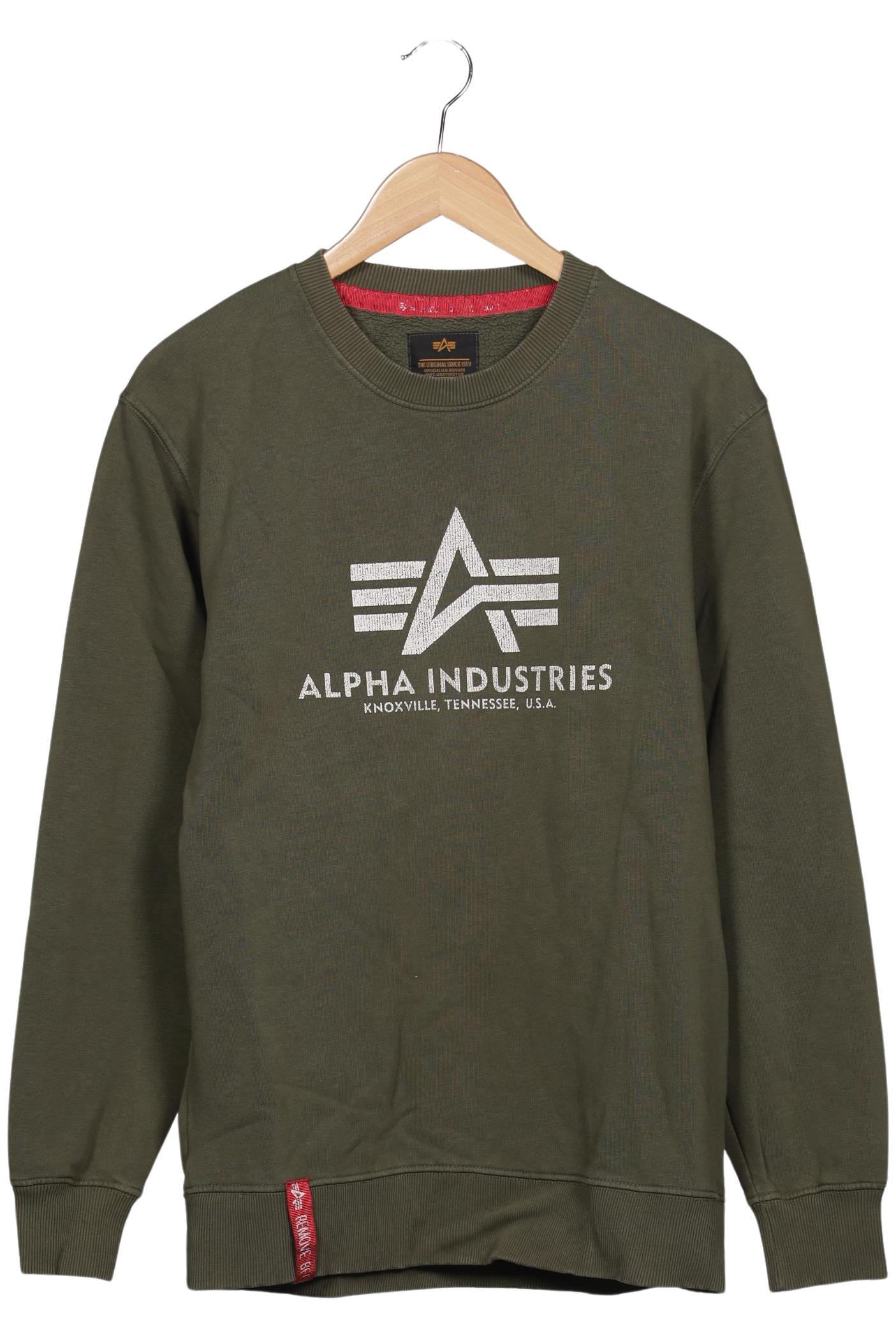

Alpha industries Herren Sweatshirt, grün, Gr. 48