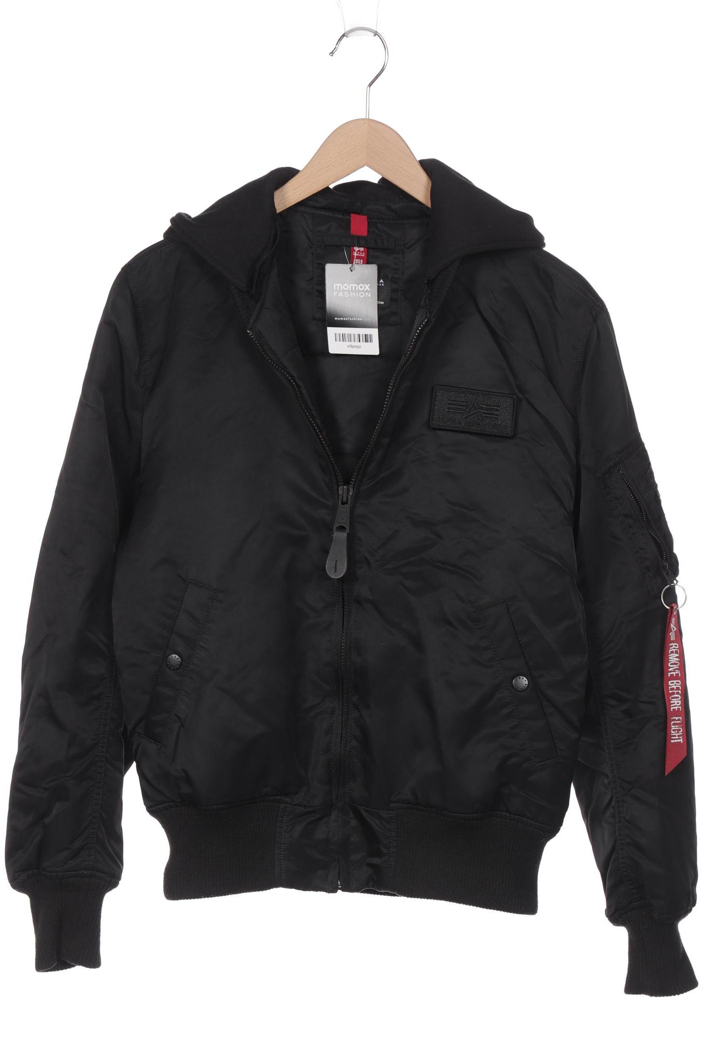 

Alpha industries Herren Jacke, schwarz, Gr. 48