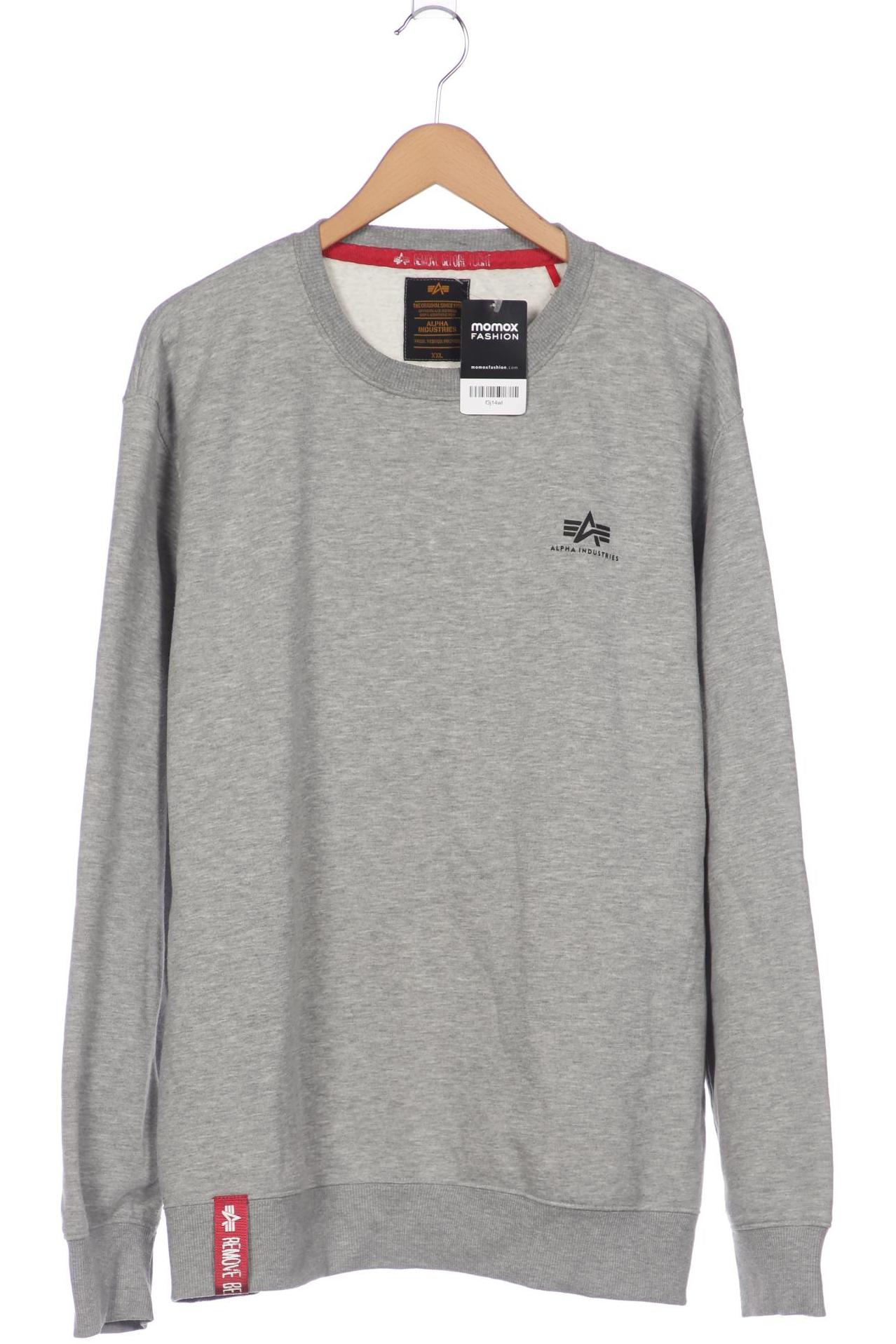 

Alpha industries Herren Sweatshirt, grau, Gr. 56