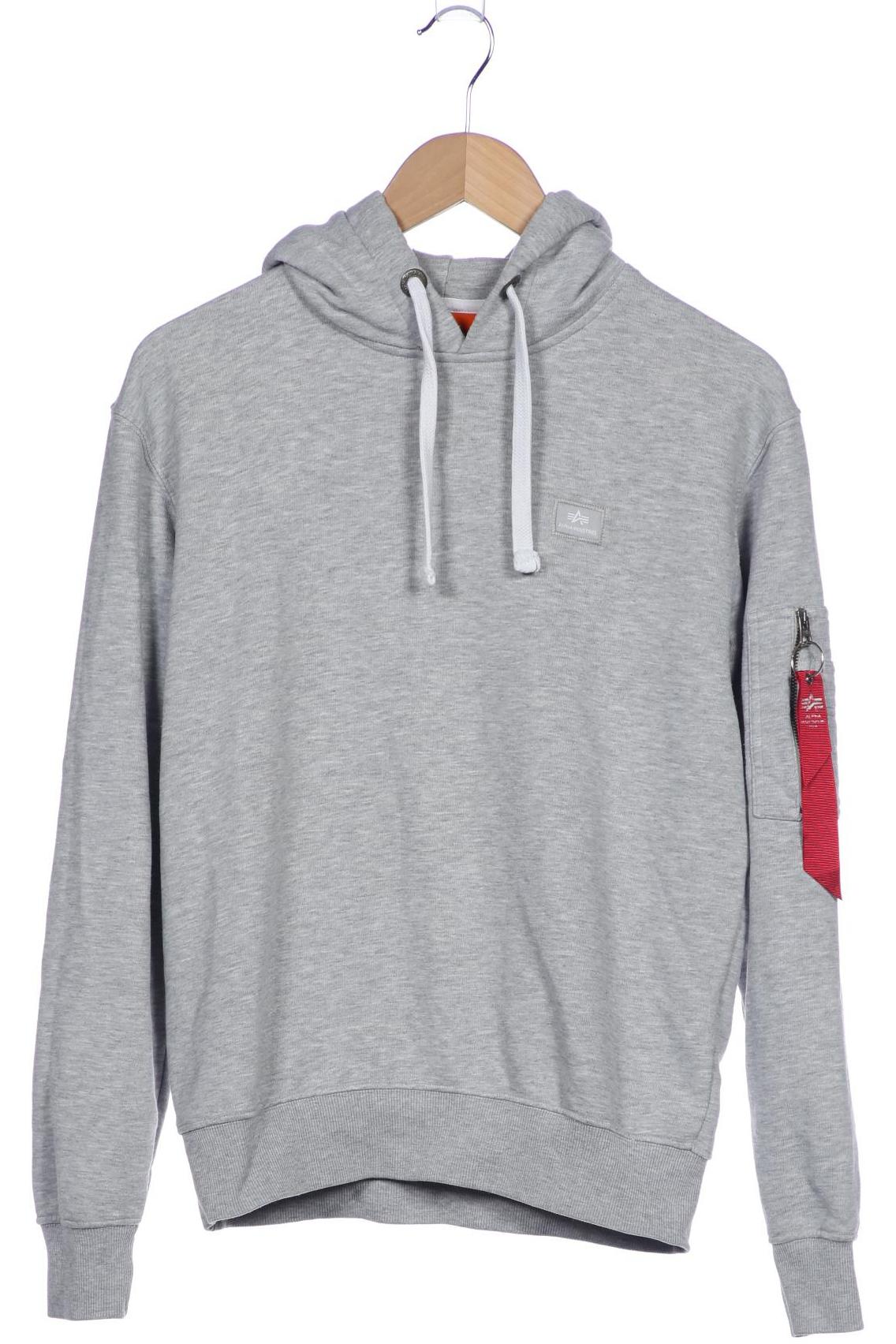 

Alpha industries Herren Kapuzenpullover, grau, Gr. 46