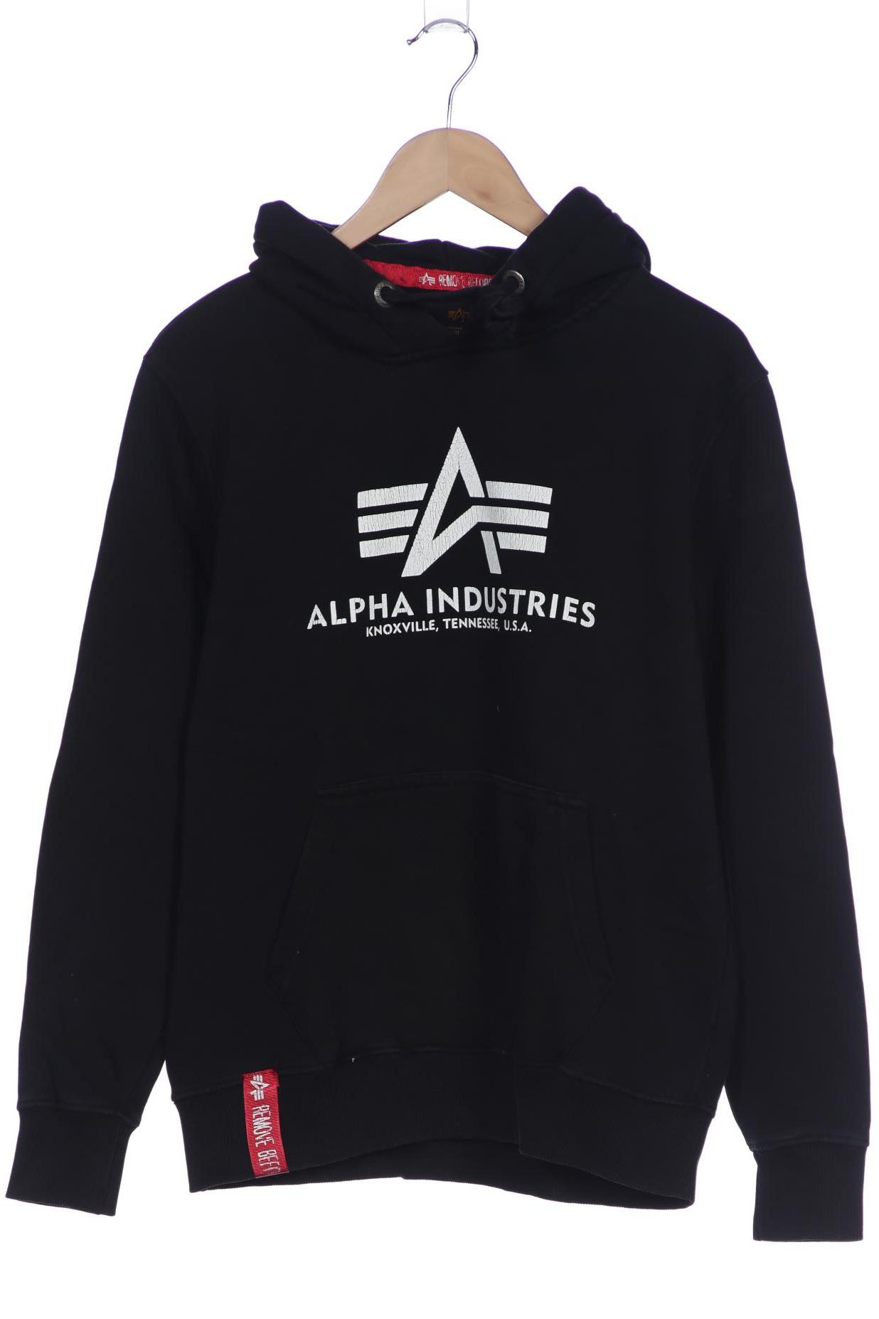 

Alpha industries Herren Kapuzenpullover, schwarz, Gr. 46