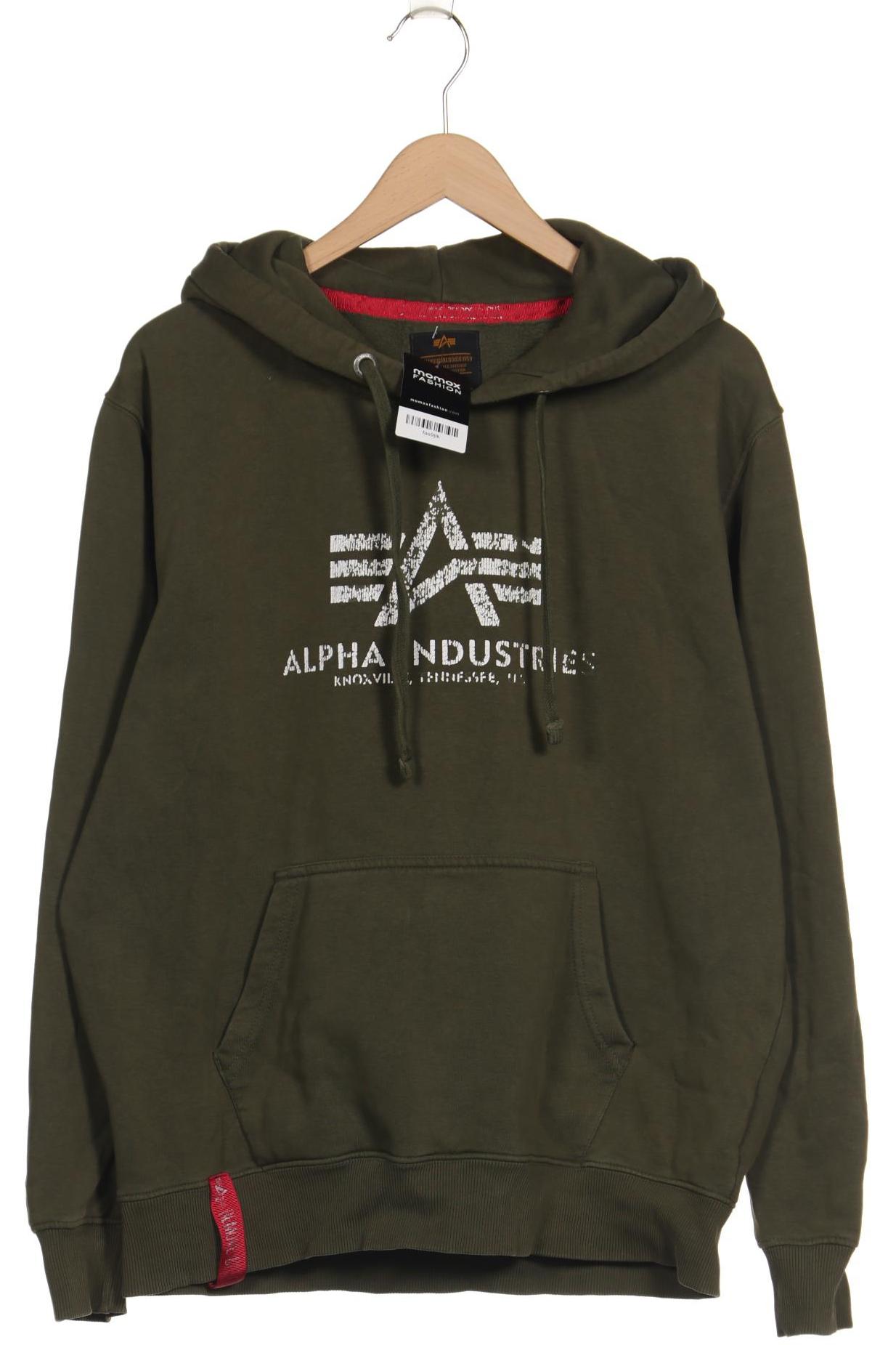 

Alpha industries Herren Kapuzenpullover, grün, Gr. 54