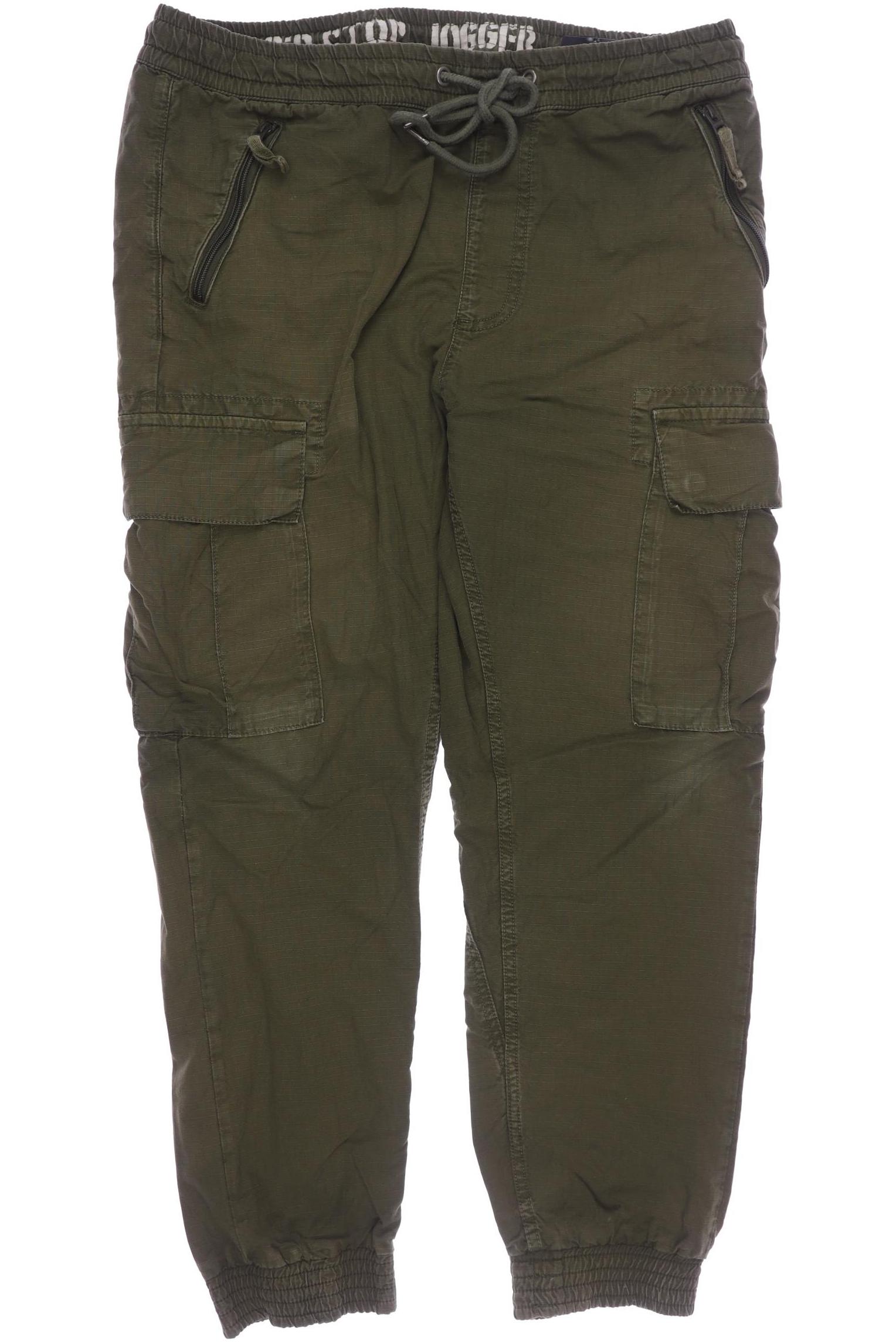 

Alpha industries Herren Stoffhose, grün, Gr. 0