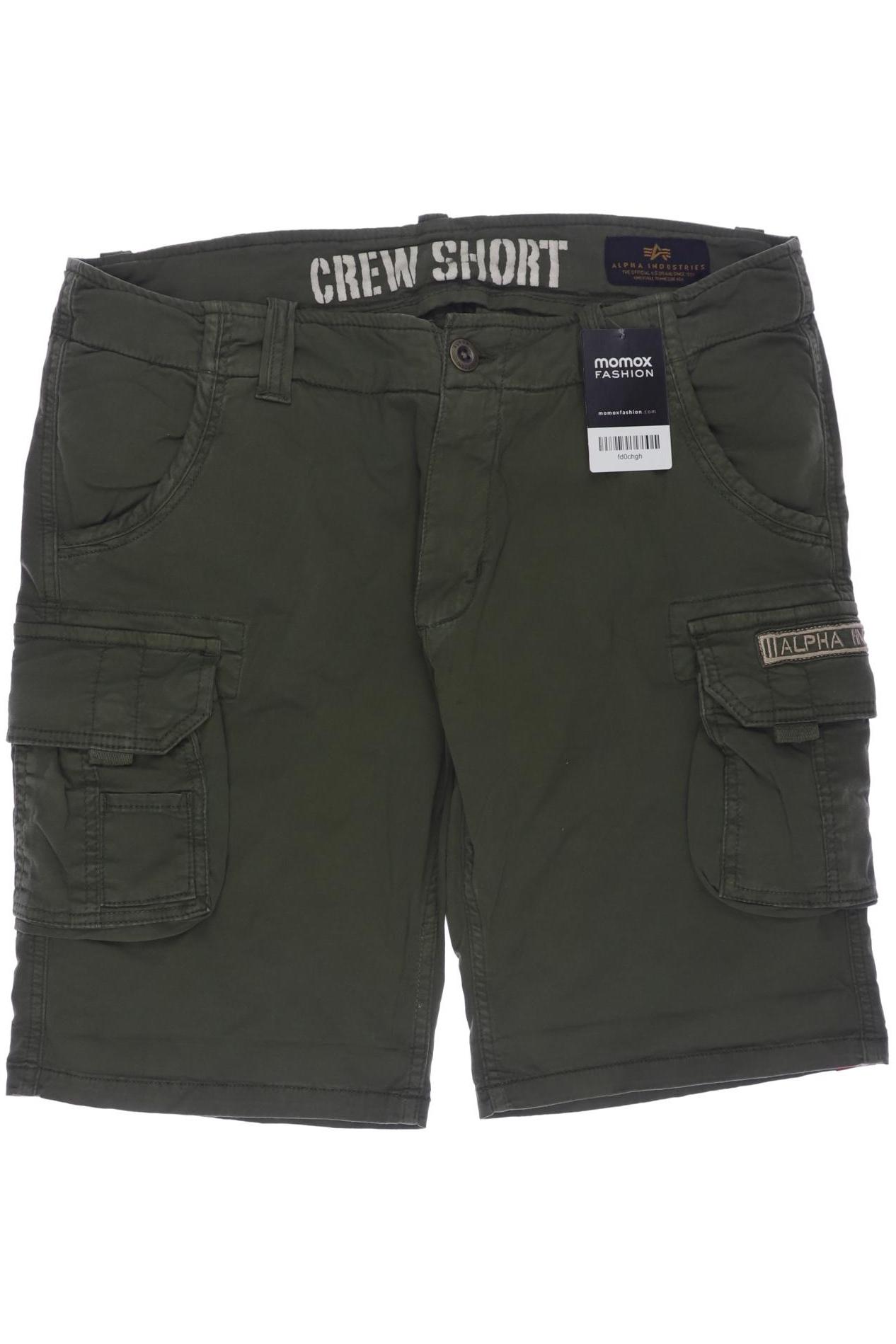 

Alpha industries Herren Shorts, grün, Gr. 34
