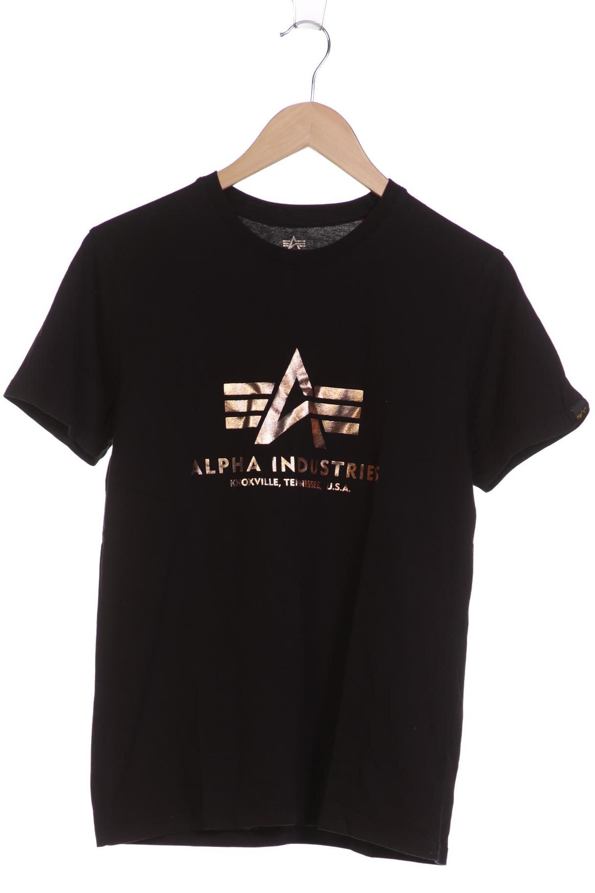 

Alpha industries Herren T-Shirt, schwarz, Gr. 48