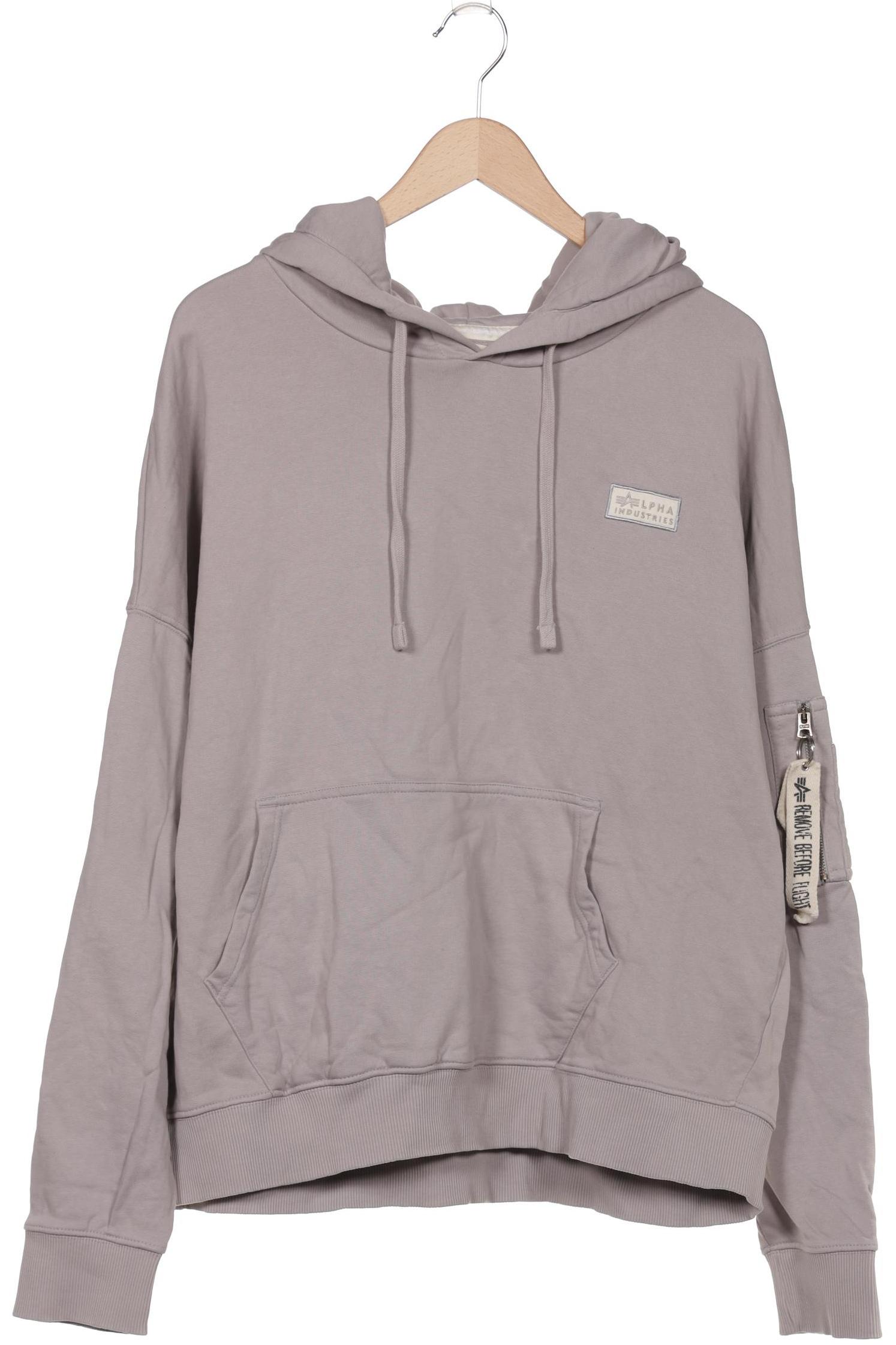 Thumbnail - Alpha industries Herren Kapuzenpullover, grau, Gr. 52