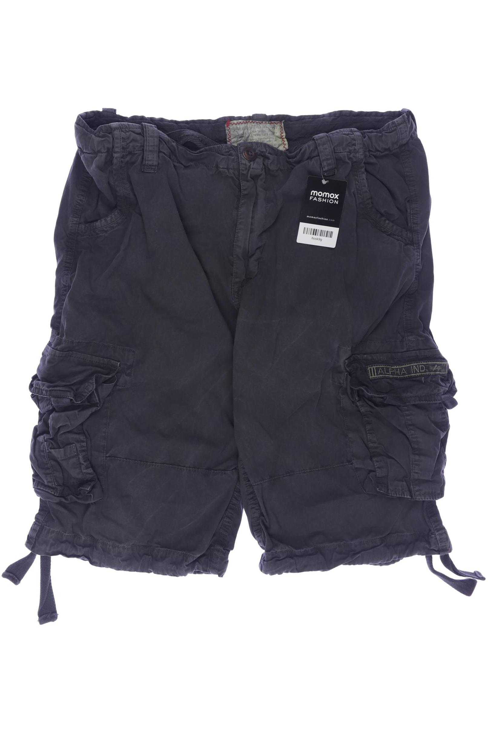 

Alpha industries Herren Shorts, grau, Gr. 36