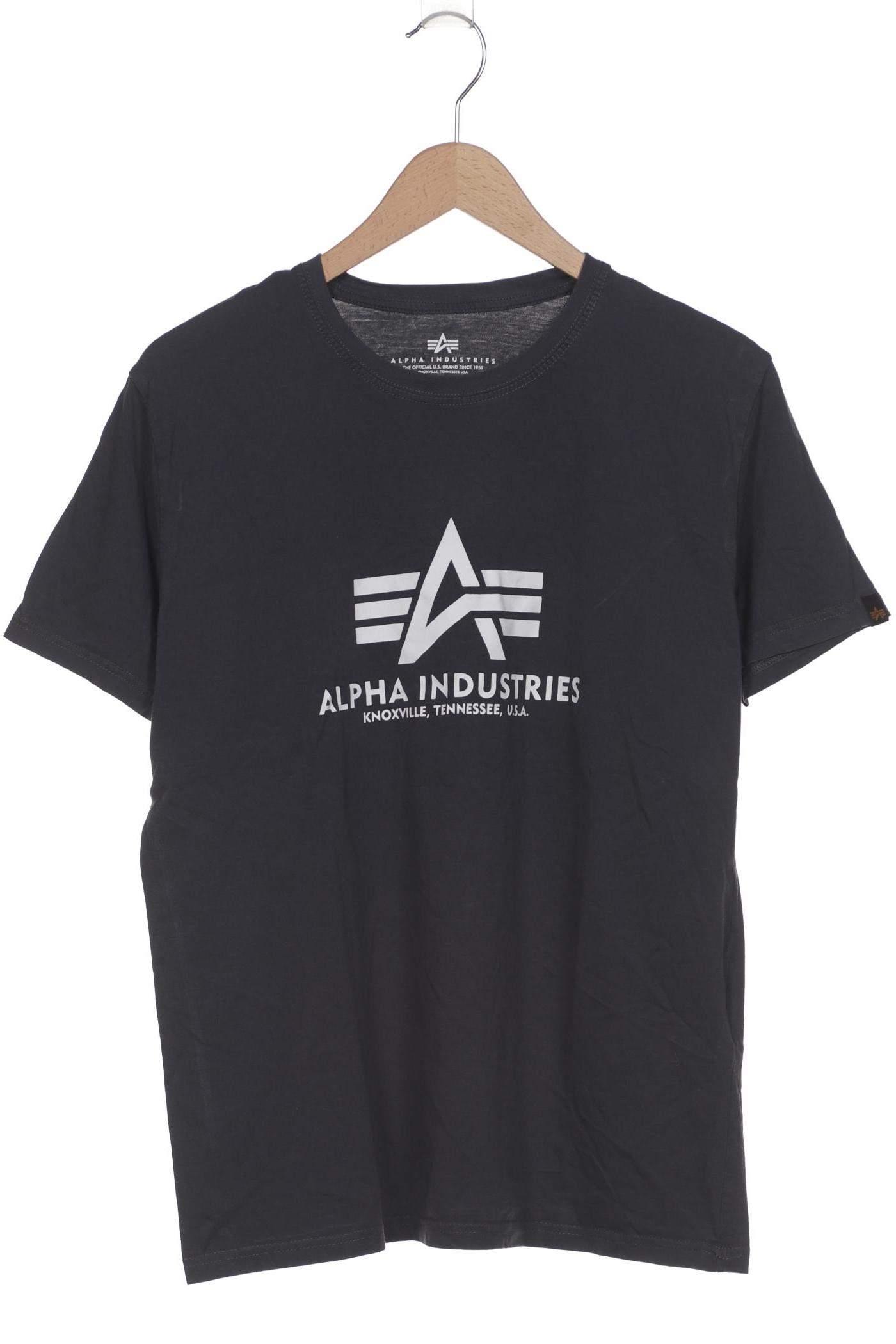

Alpha industries Herren T-Shirt, marineblau, Gr. 52