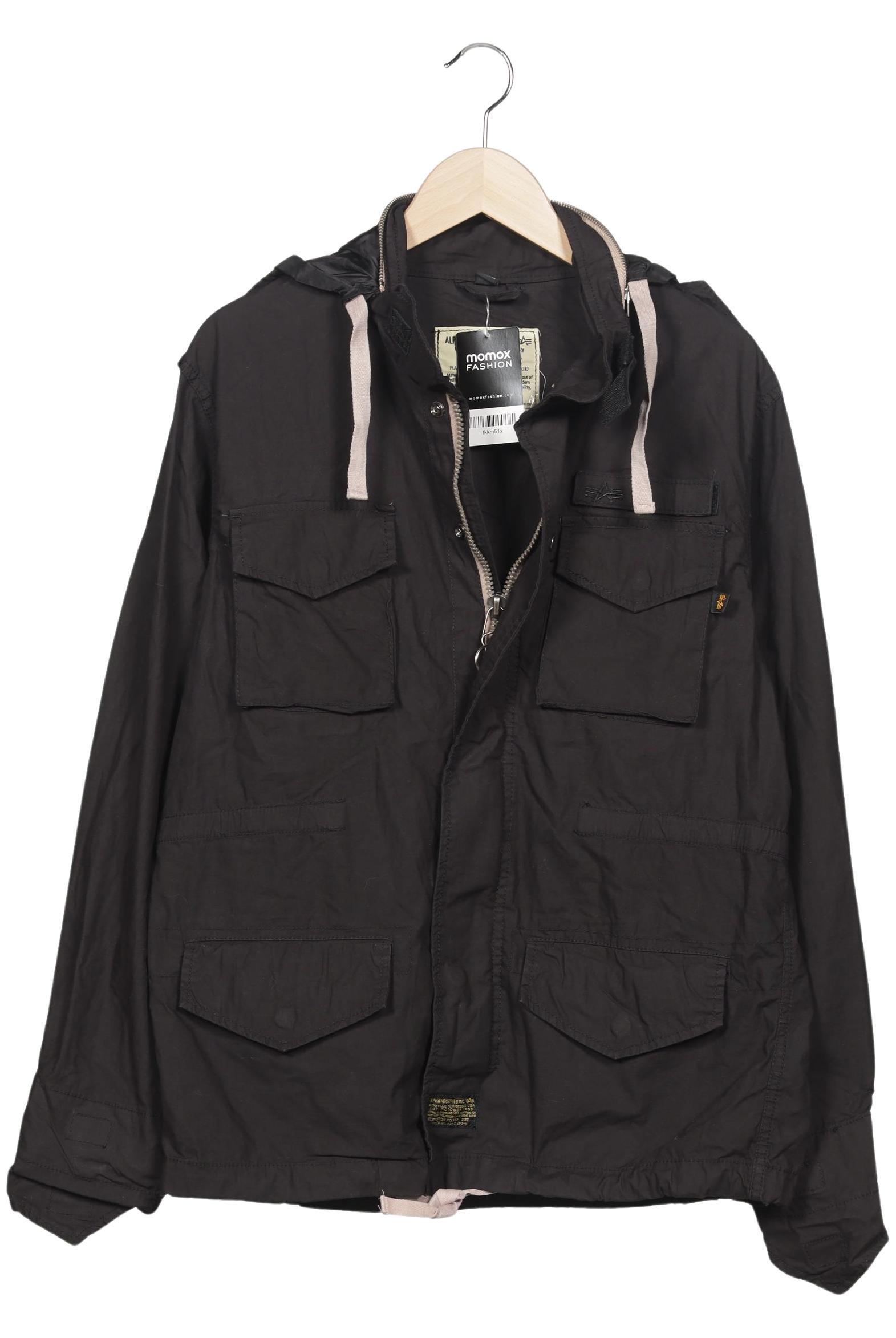 

Alpha industries Herren Jacke, schwarz, Gr. 48