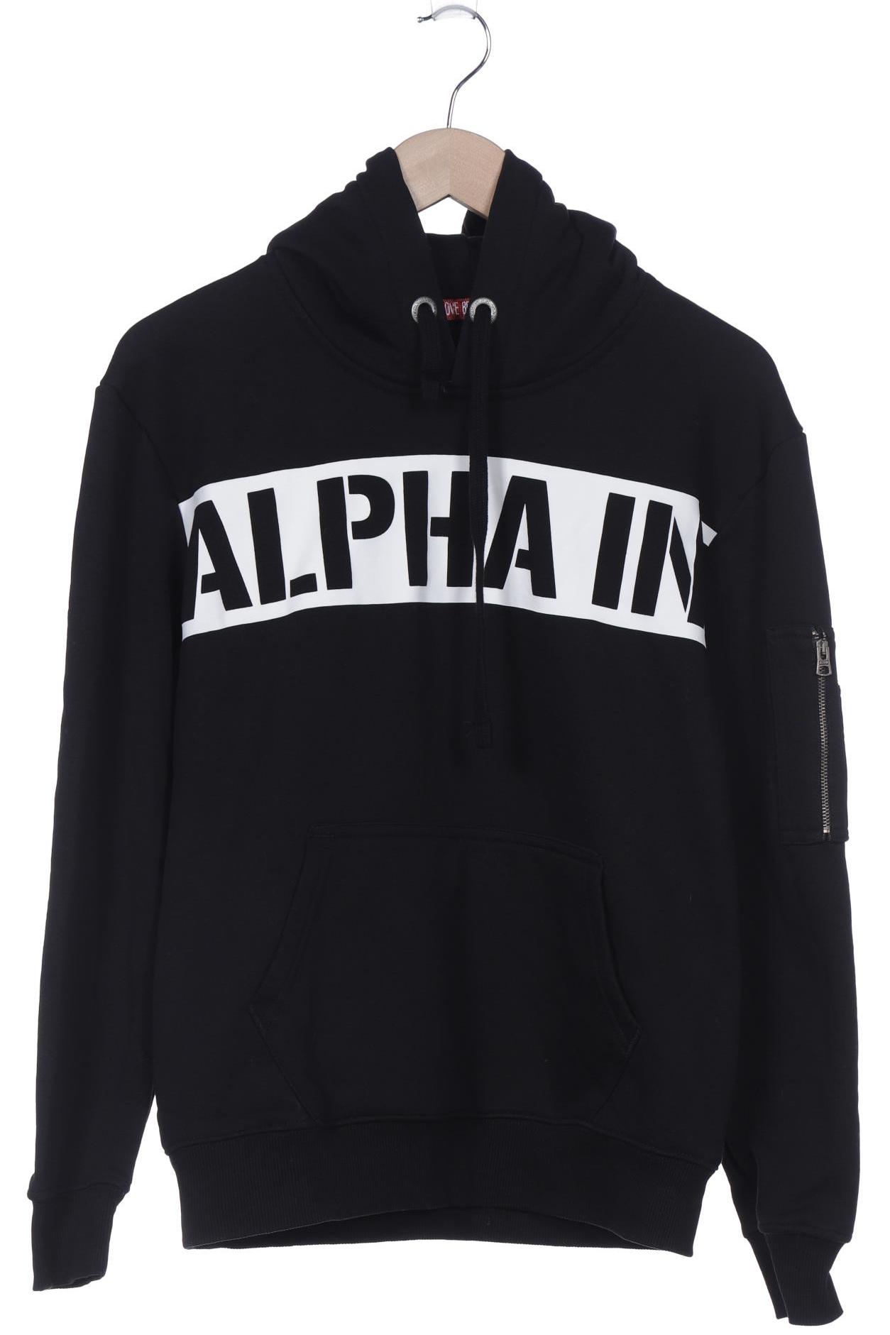 

Alpha industries Herren Kapuzenpullover, schwarz, Gr. 46