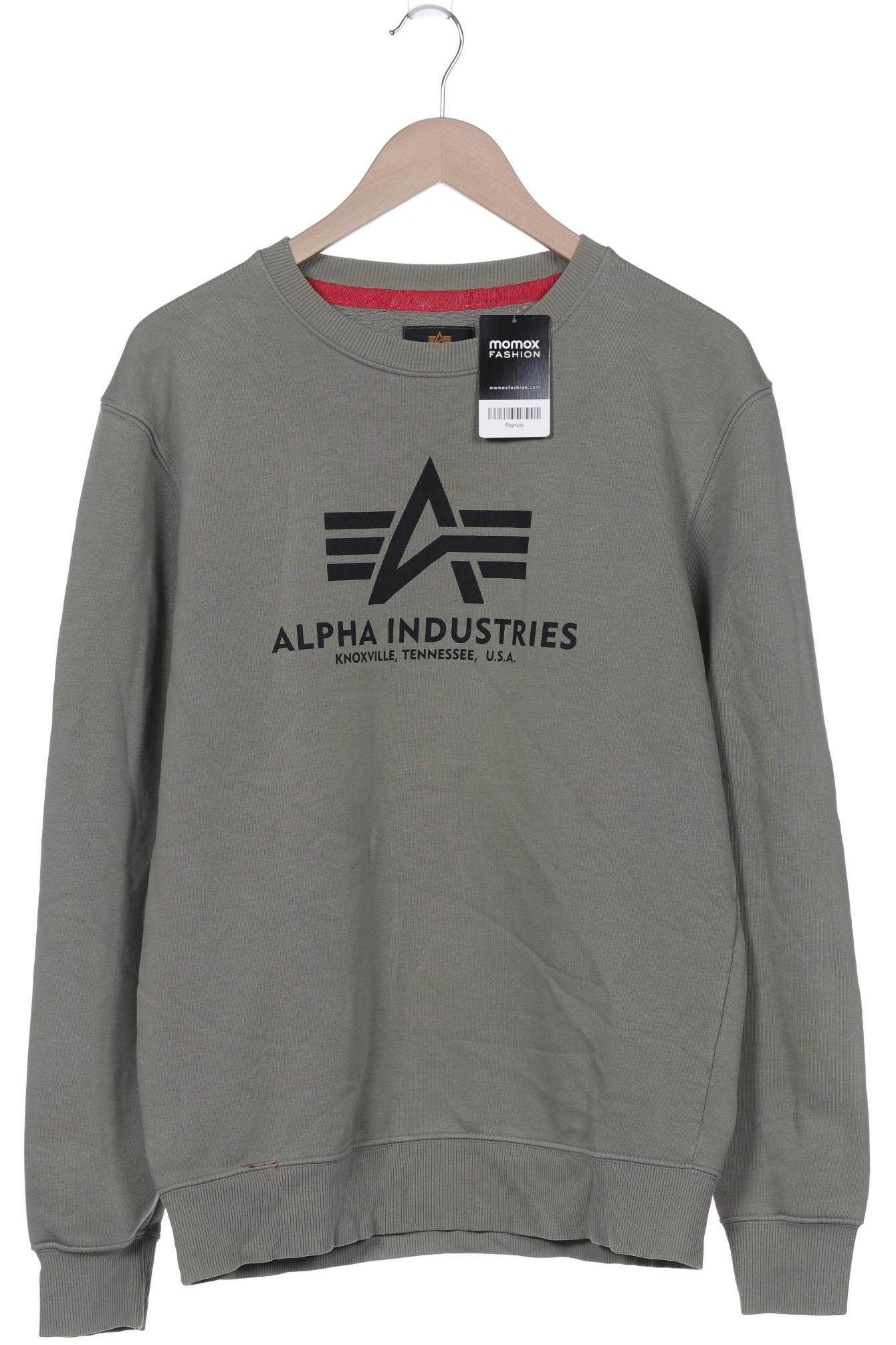 

Alpha industries Herren Sweatshirt, grün, Gr. 48