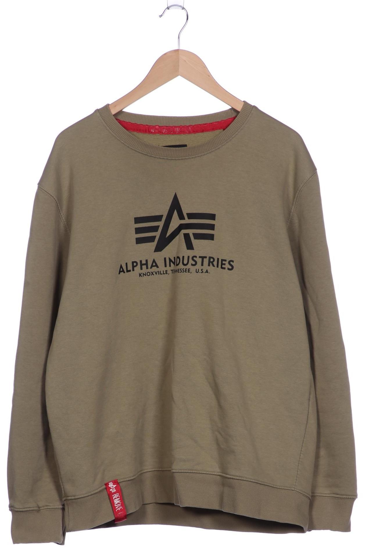 

Alpha industries Herren Sweatshirt, grün, Gr. 54