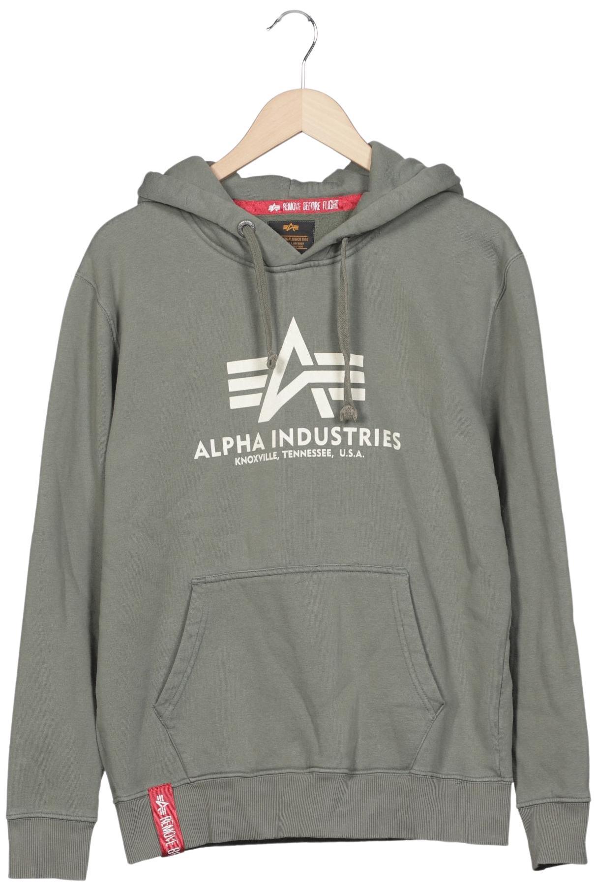 

Alpha industries Herren Kapuzenpullover, grün, Gr. 52