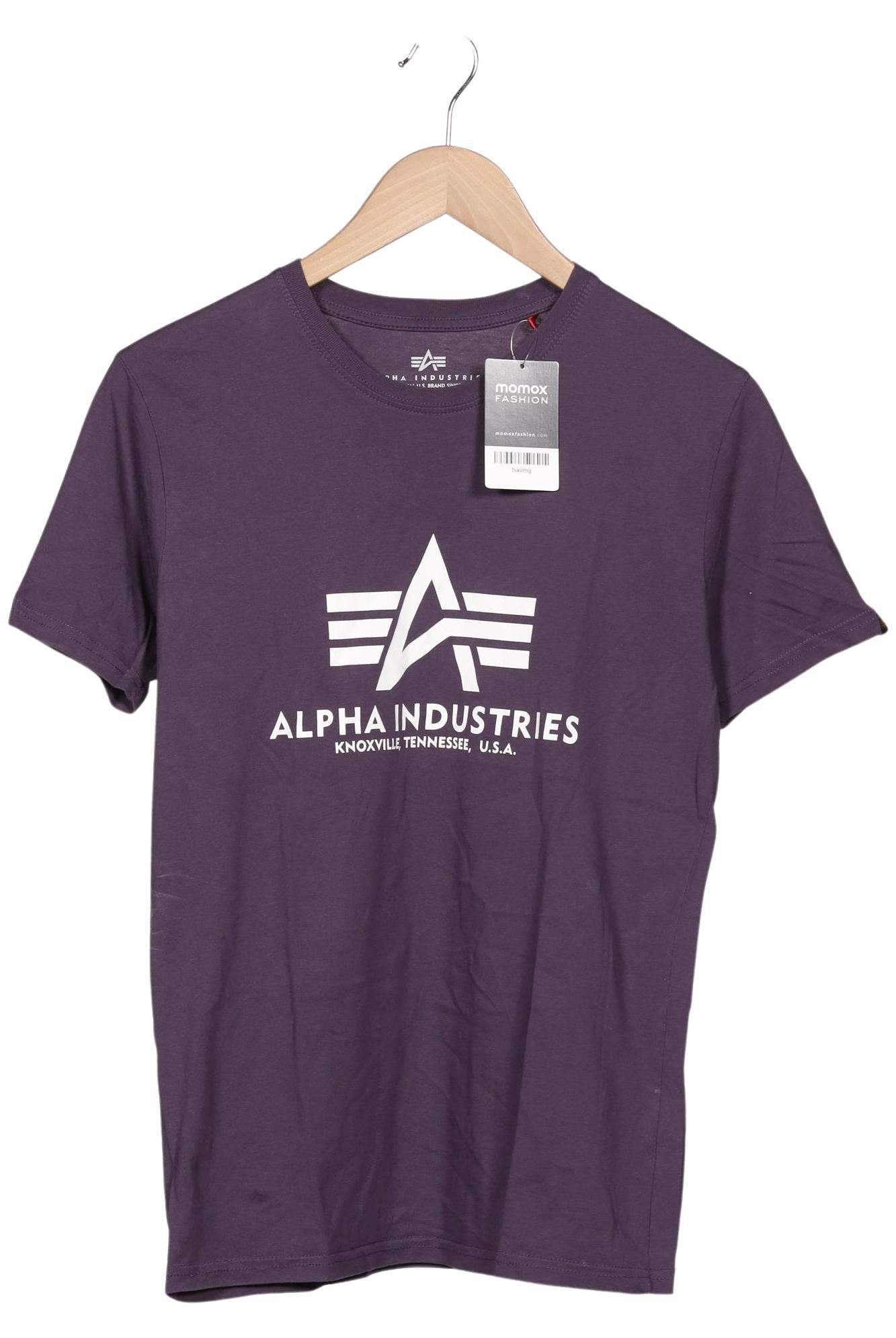

Alpha industries Herren T-Shirt, flieder, Gr. 46