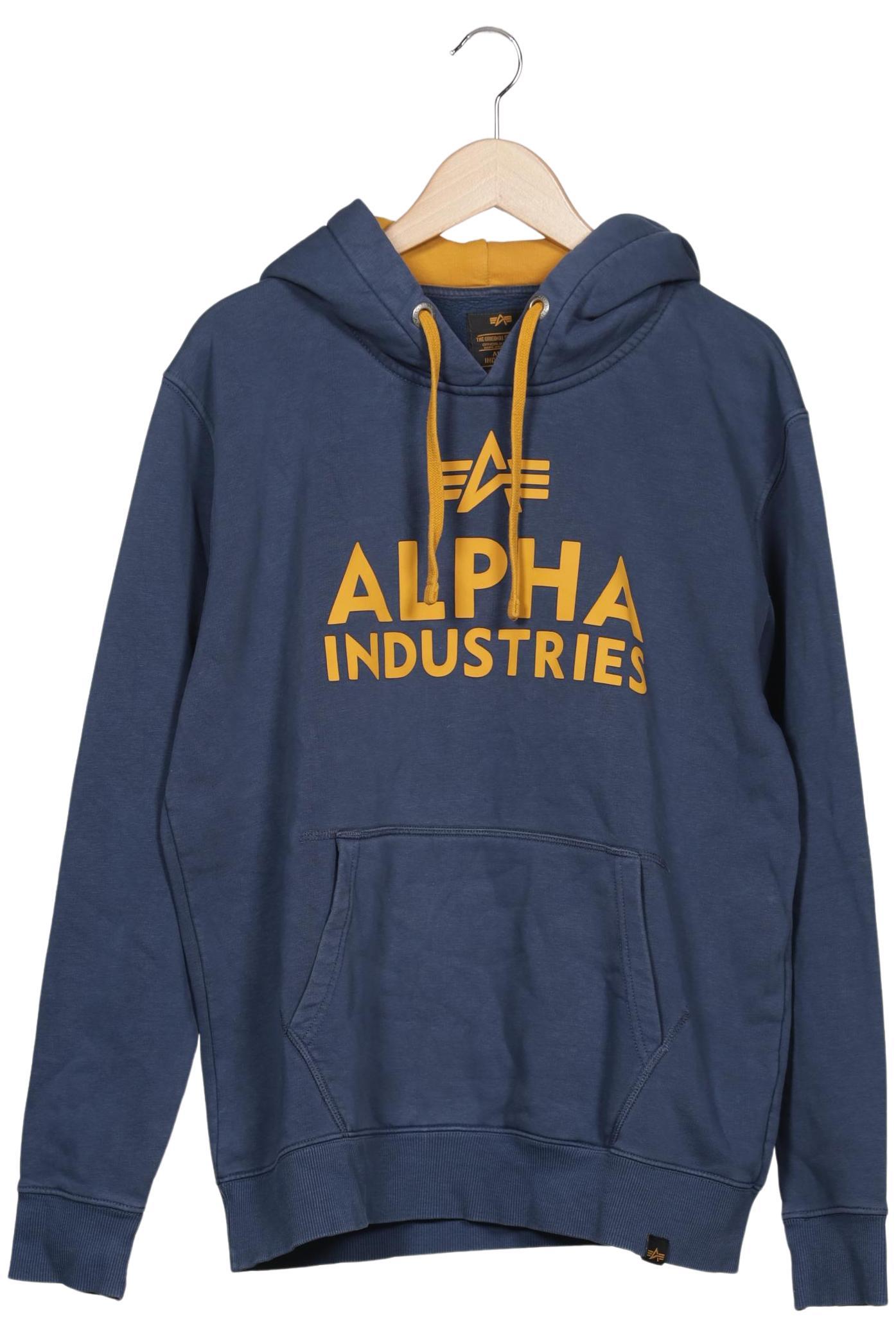 

Alpha industries Herren Kapuzenpullover, marineblau, Gr. 52