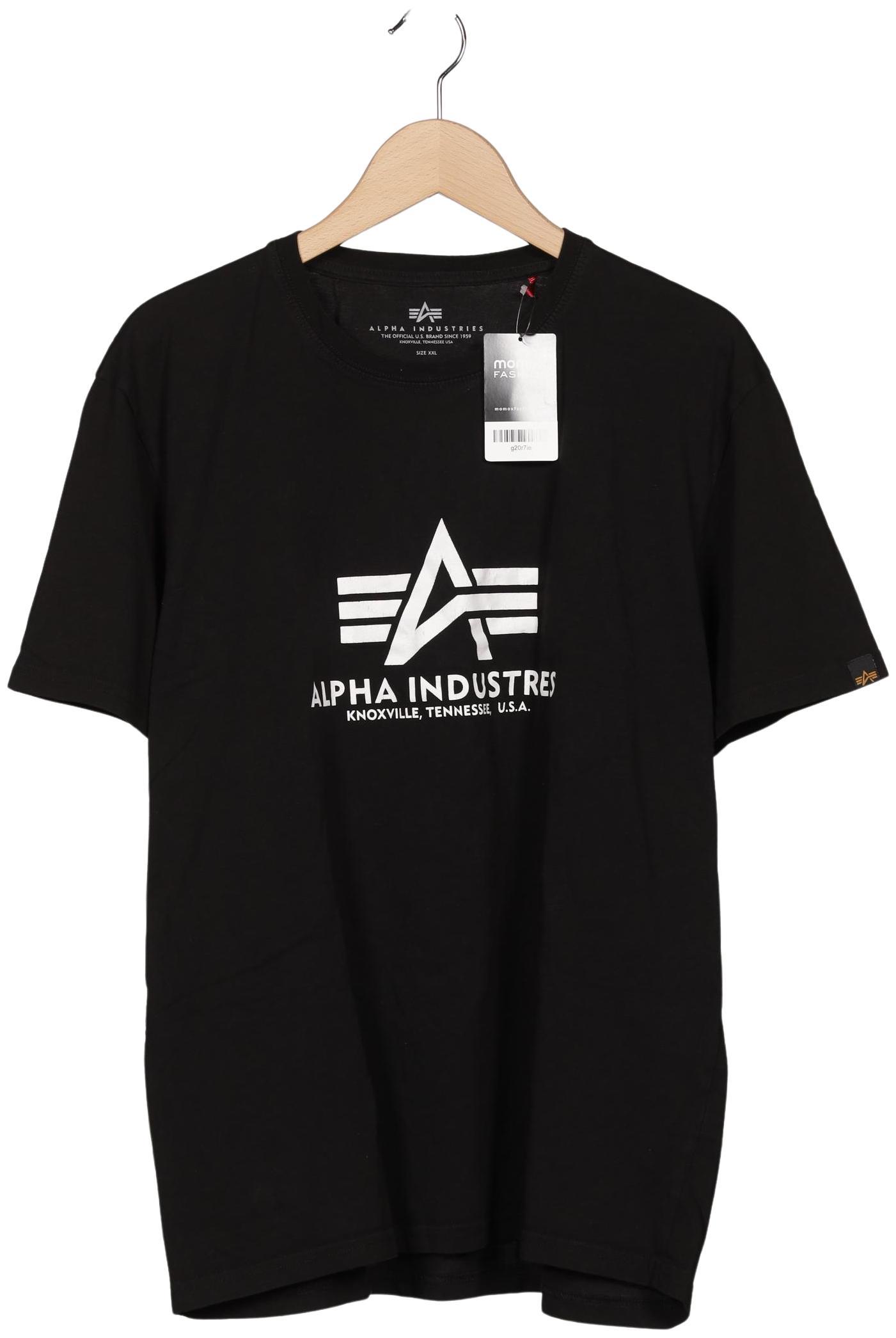 

Alpha industries Herren T-Shirt, schwarz, Gr. 56