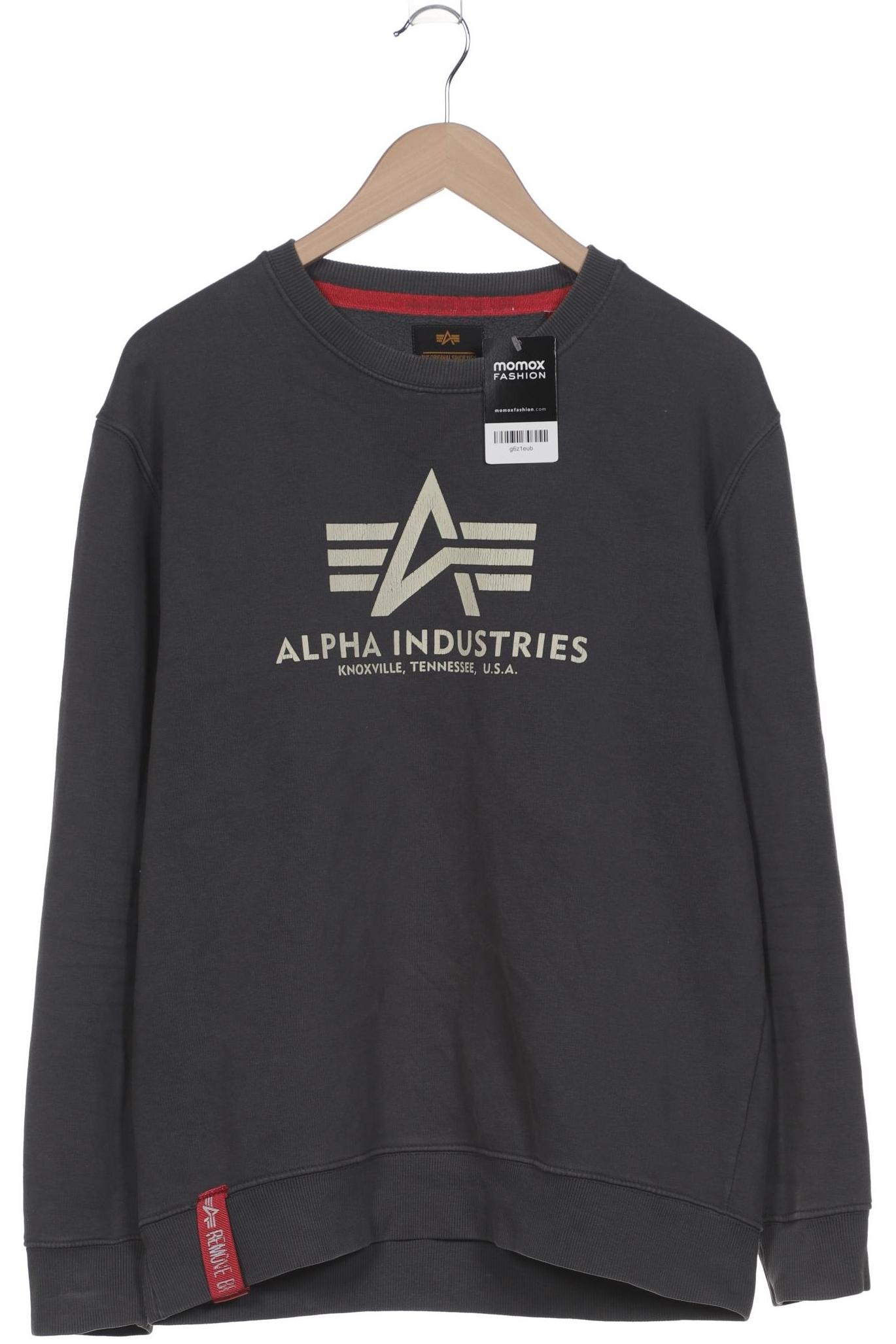 

Alpha industries Herren Sweatshirt, grau, Gr. 52