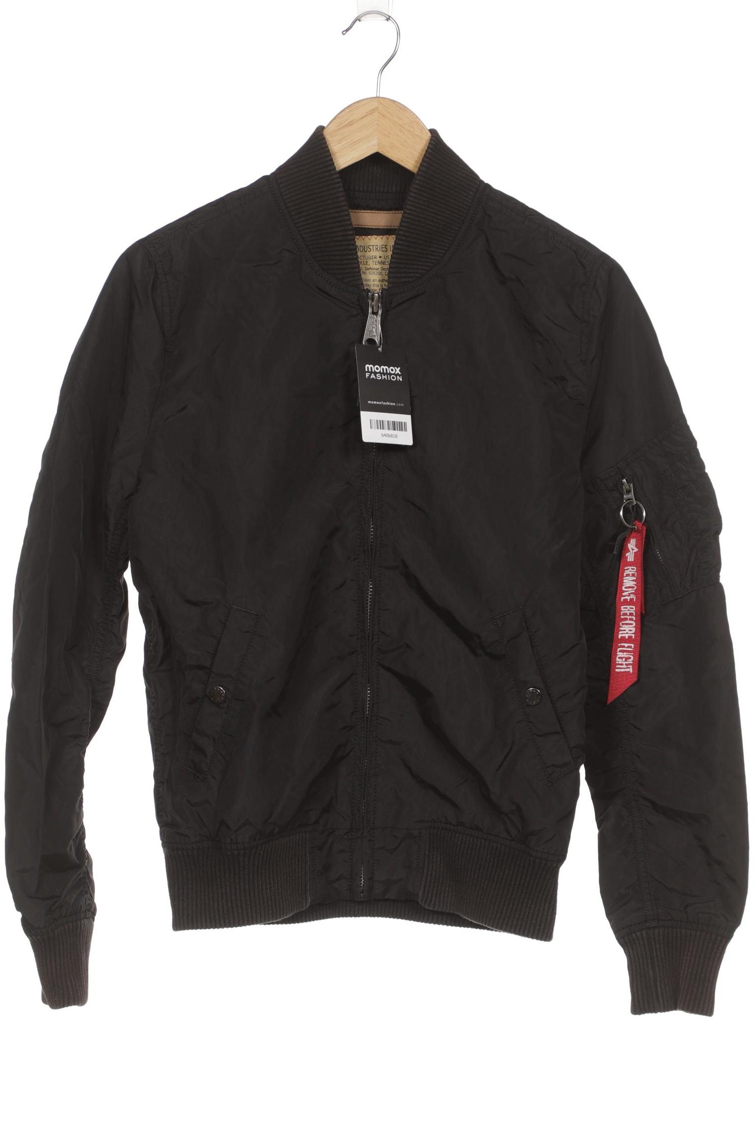 

Alpha industries Herren Jacke, schwarz, Gr. 46