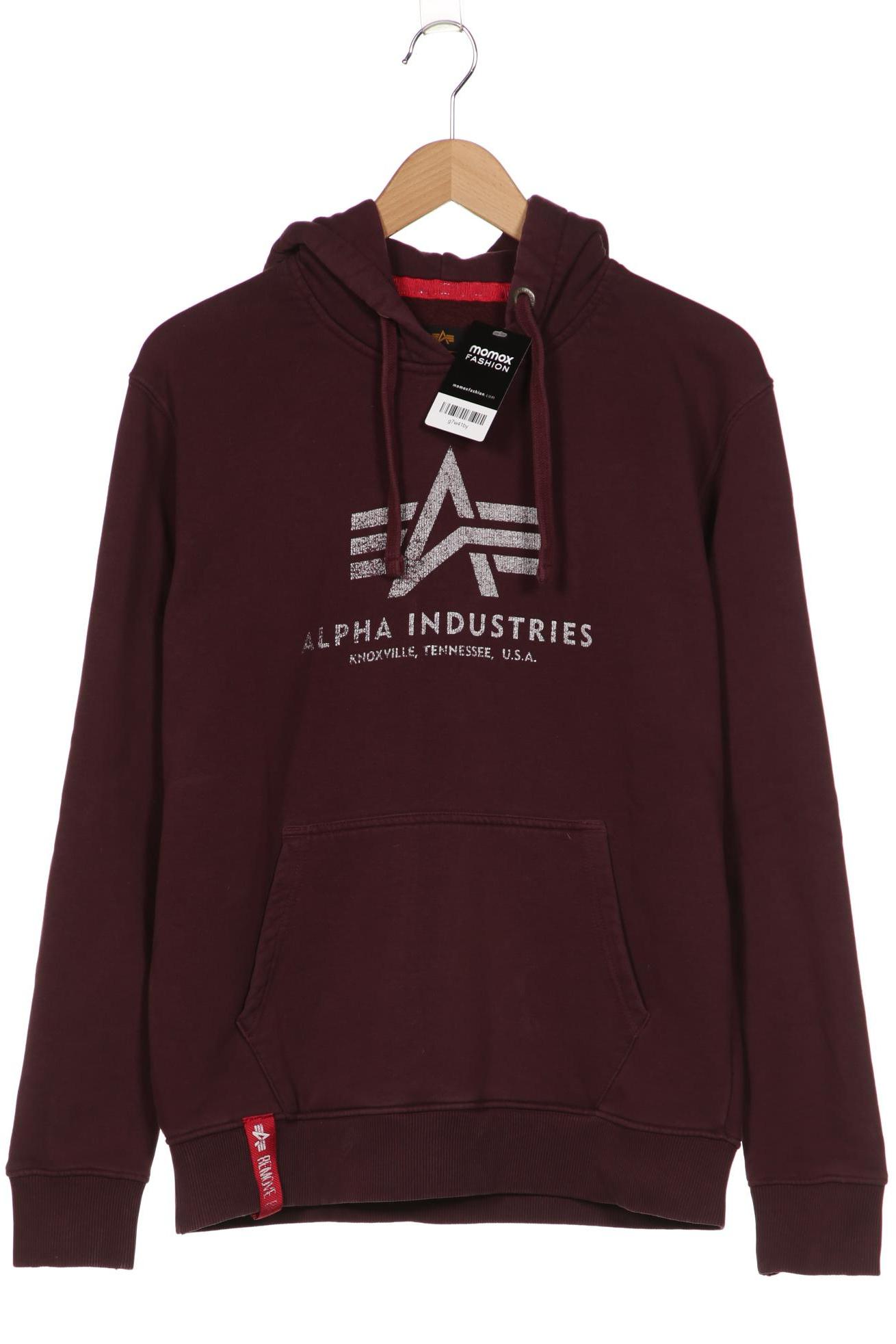 

Alpha industries Herren Kapuzenpullover, bordeaux