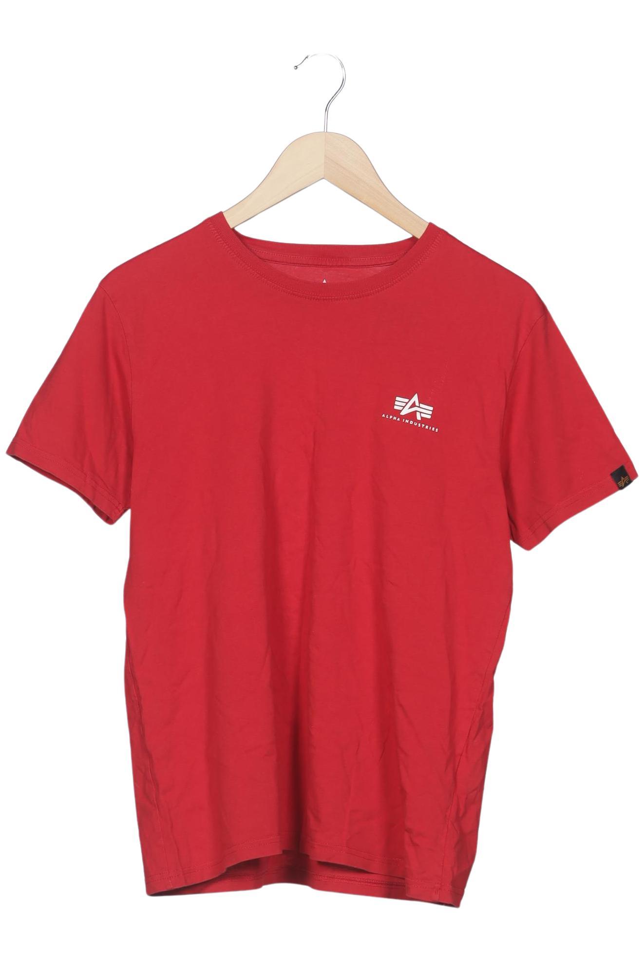 

Alpha industries Herren T-Shirt, rot, Gr. 48