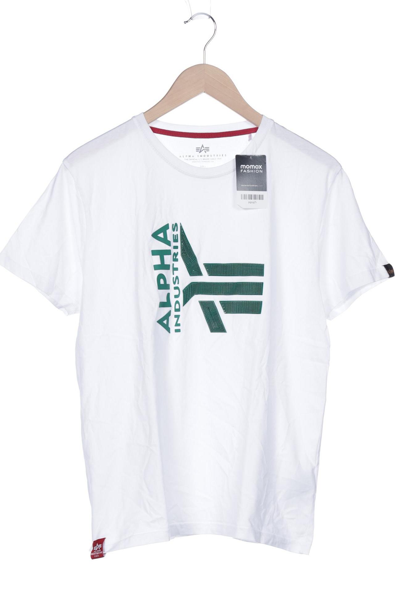 

Alpha industries Herren T-Shirt, weiß, Gr. 52